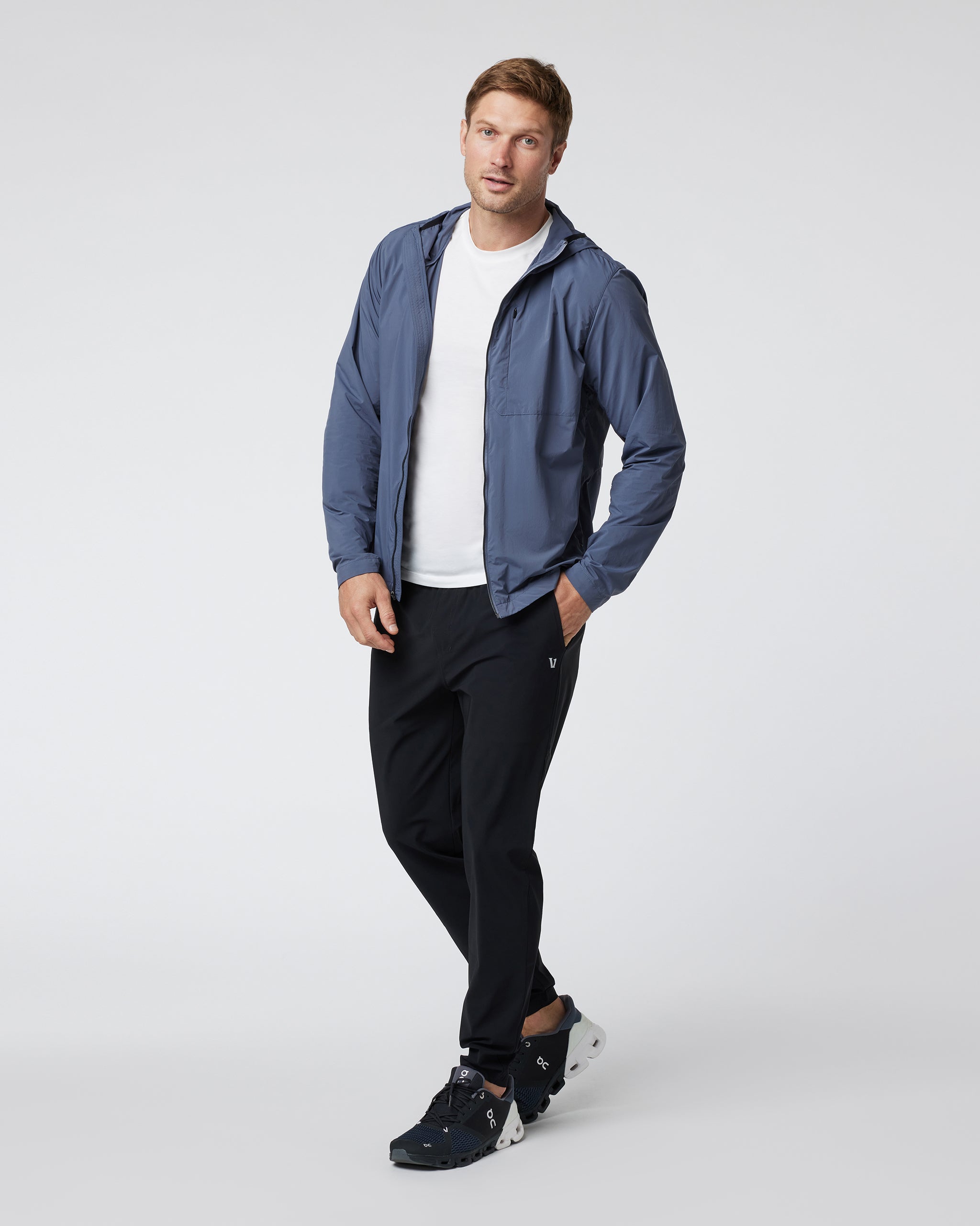 Ronan Packable Jacket | Azure