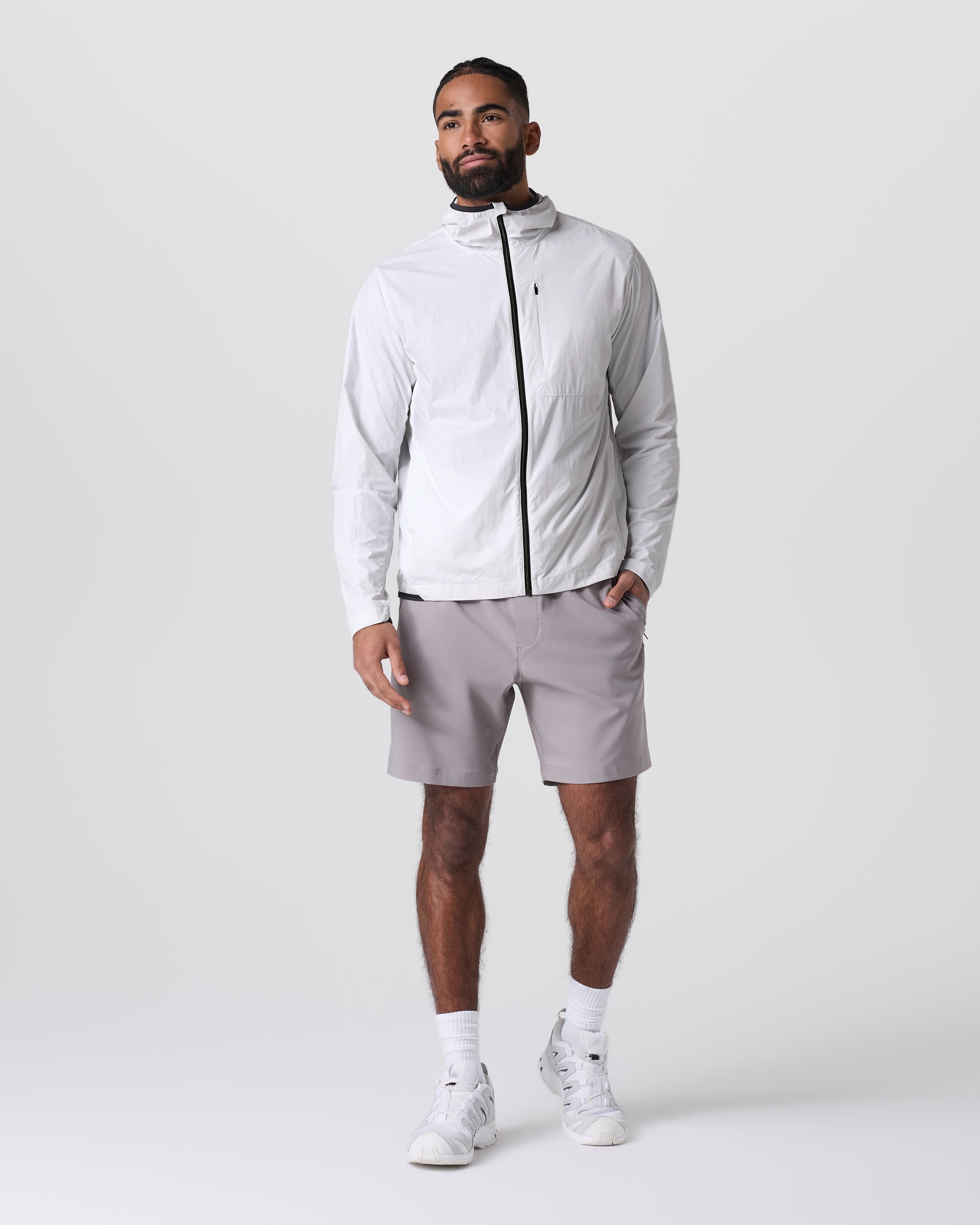 Ronan Packable Jacket | Frost Grey
