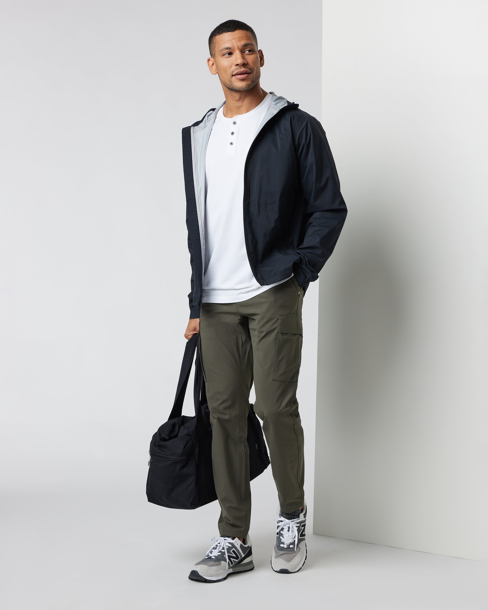 Rainstorm Packable Jacket | Black