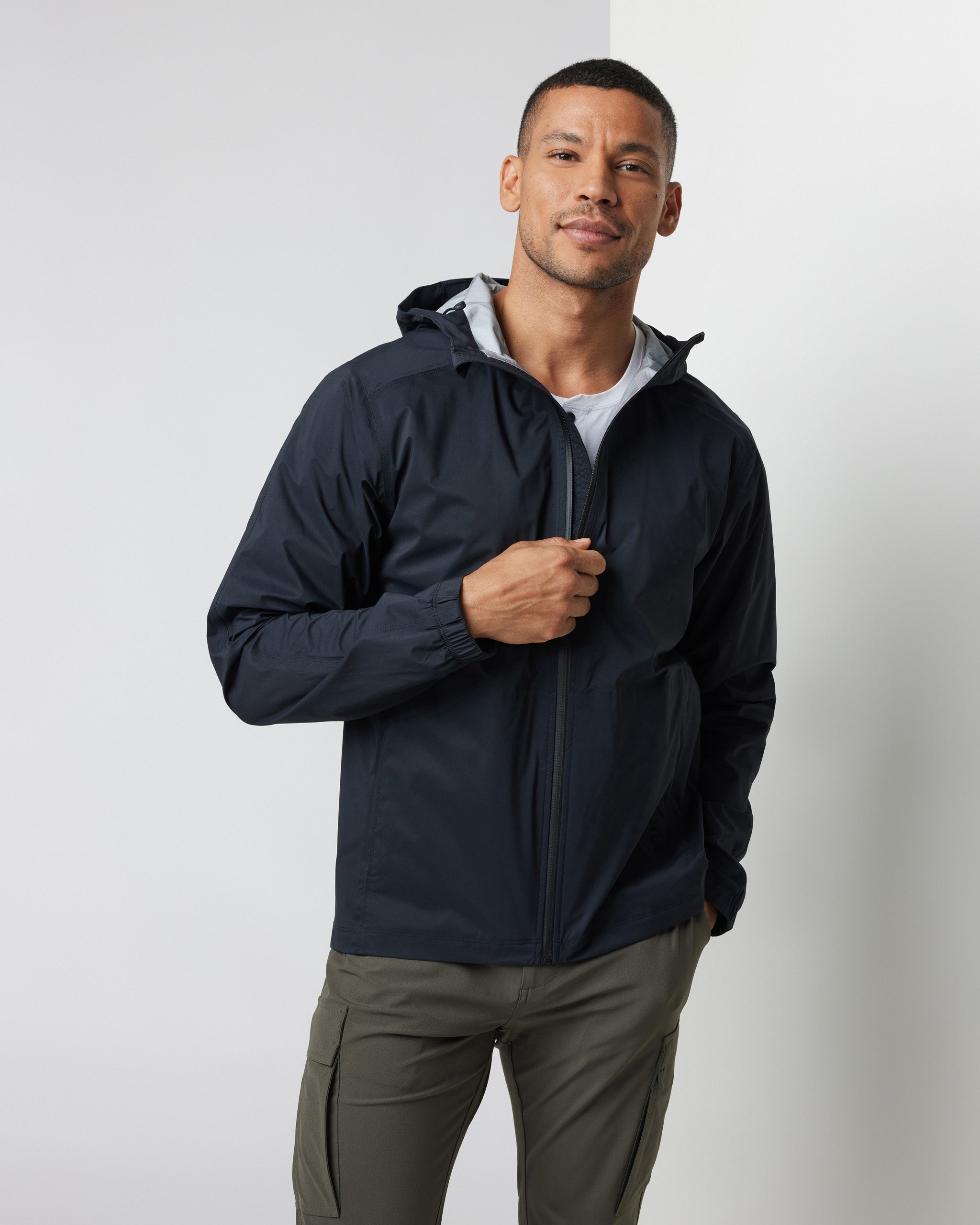 Rainstorm Packable Jacket | Black