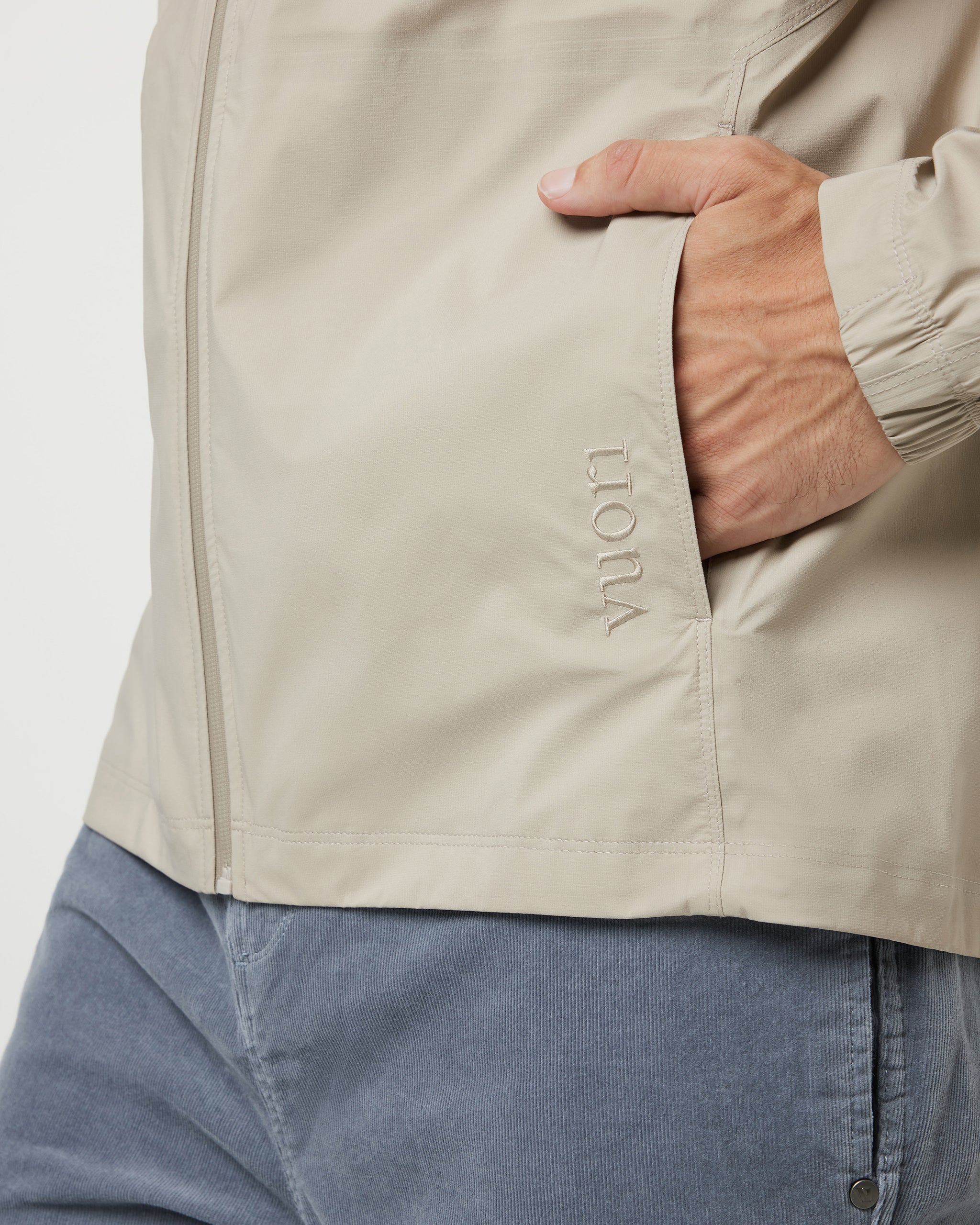 Rainstorm Packable Jacket | Toast