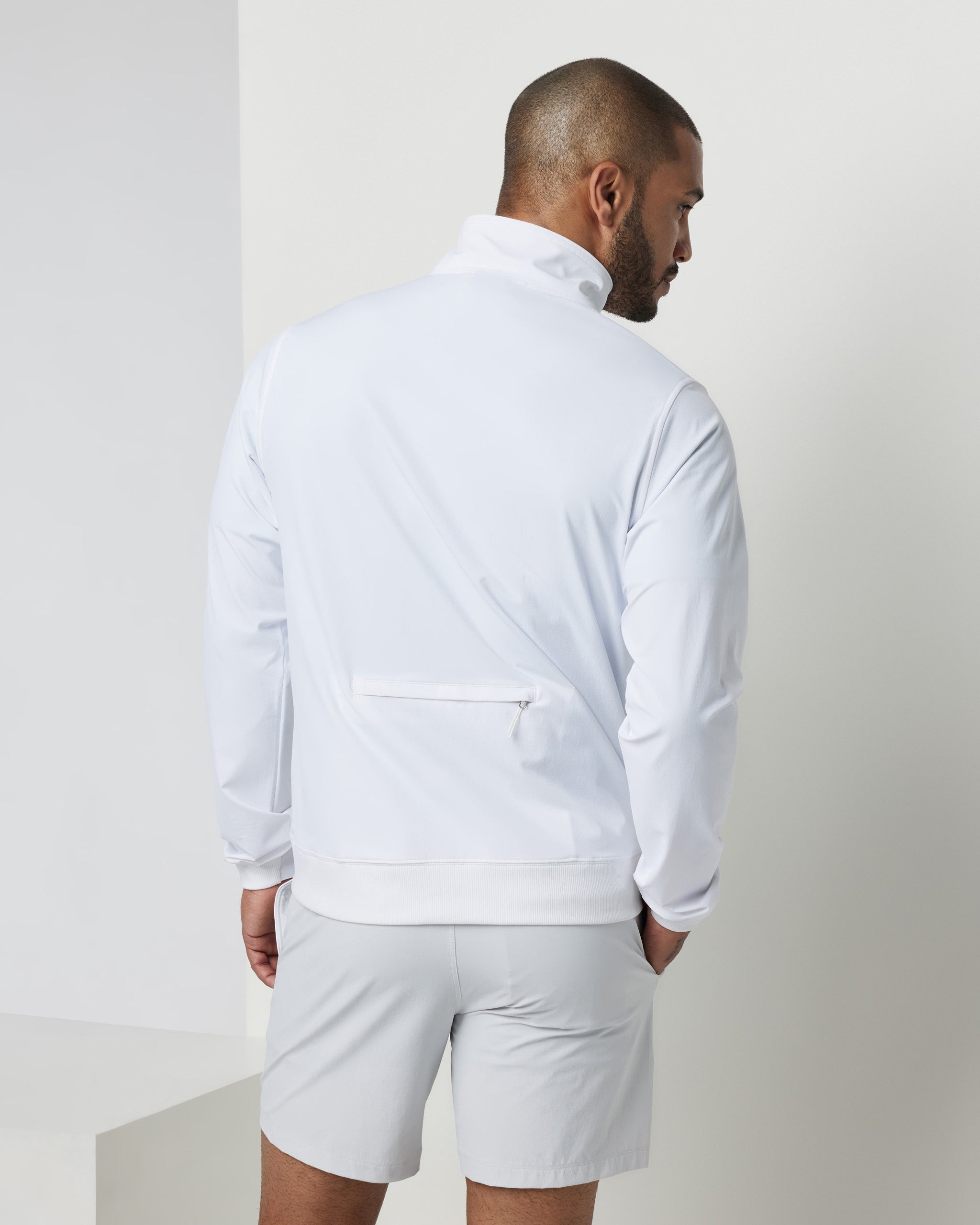 Crosscourt Jacket | White