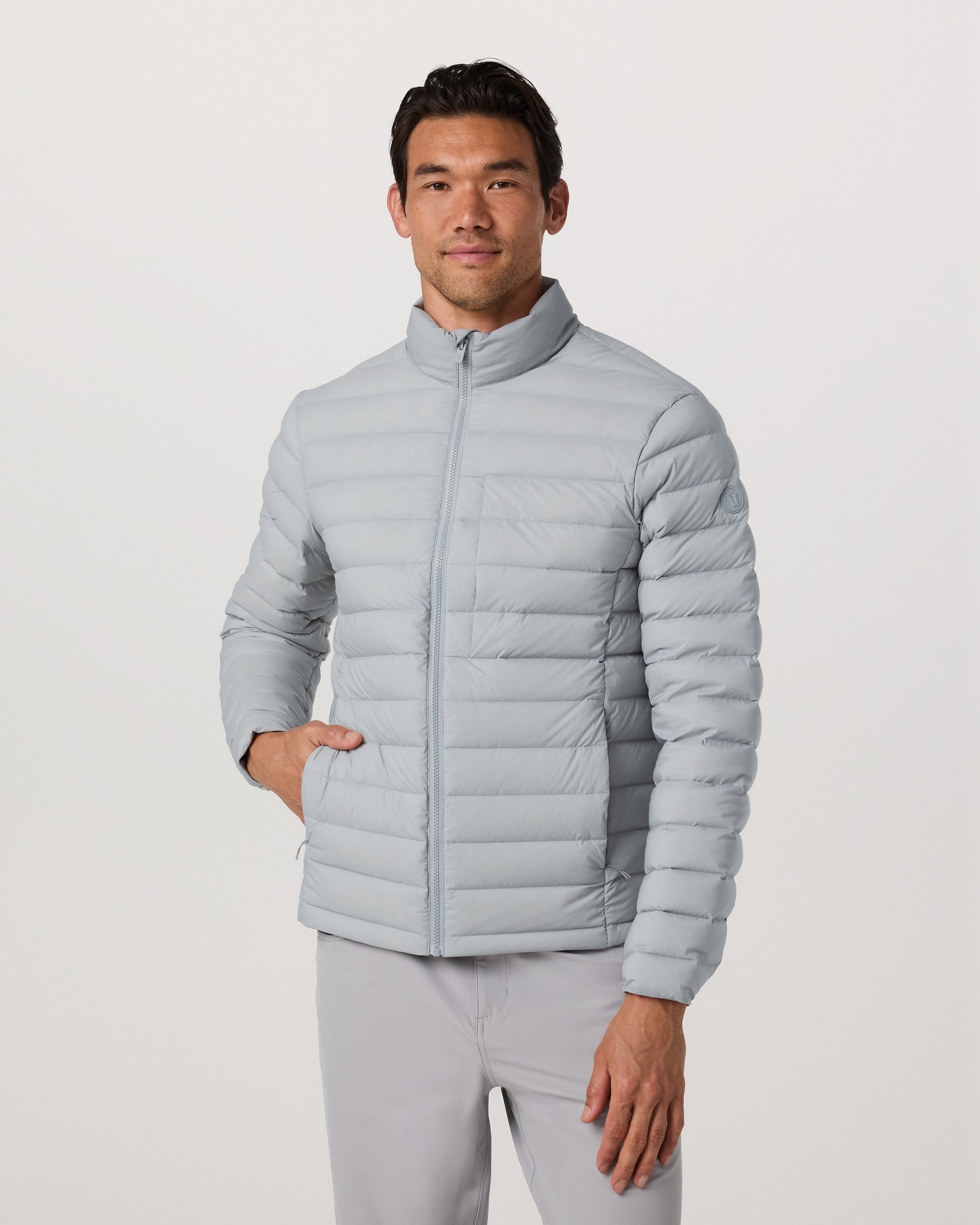 Steadfast Insulated Full Zip Jacket | Sea Fog