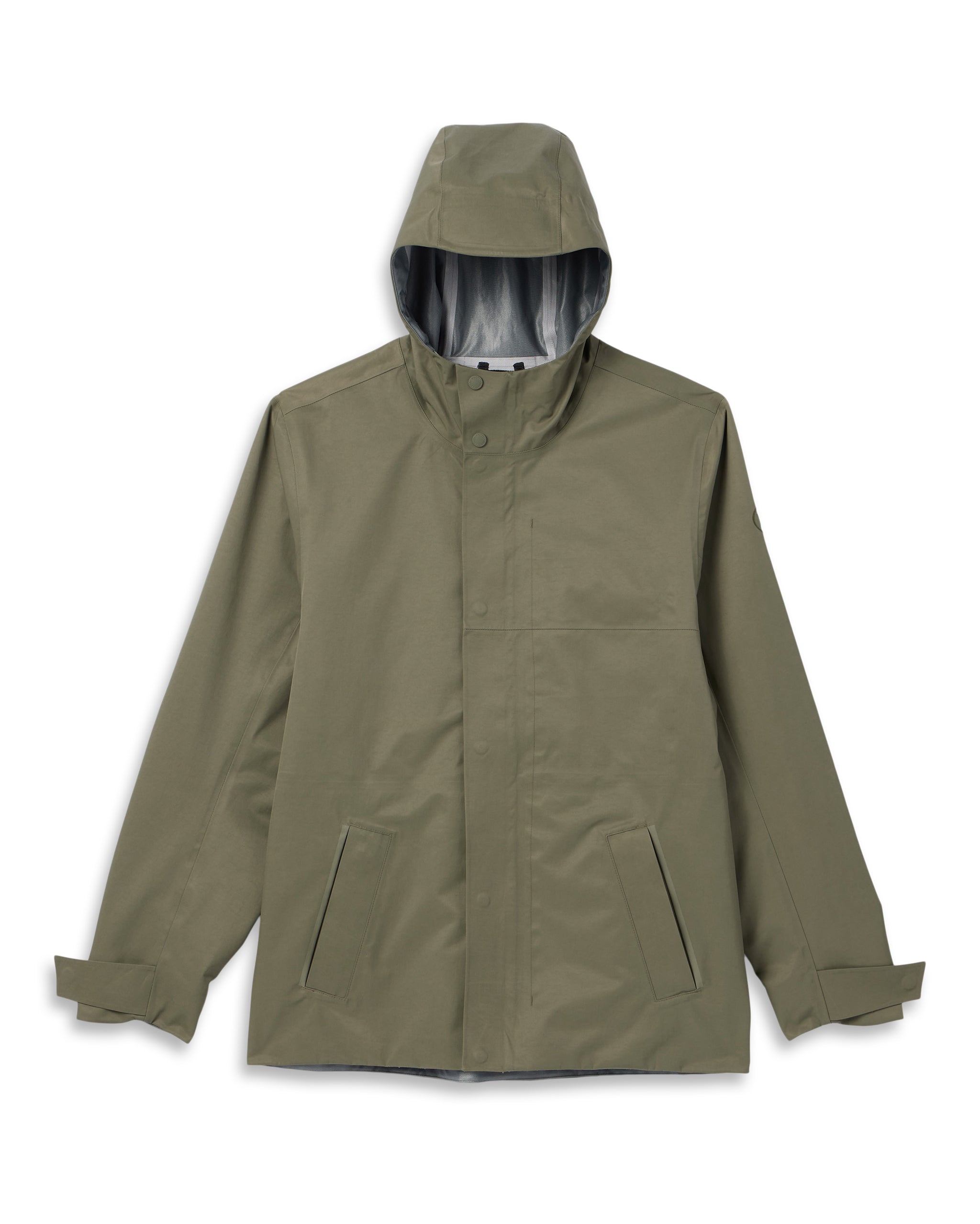 Tuuli Rain Jacket | Dark Metal