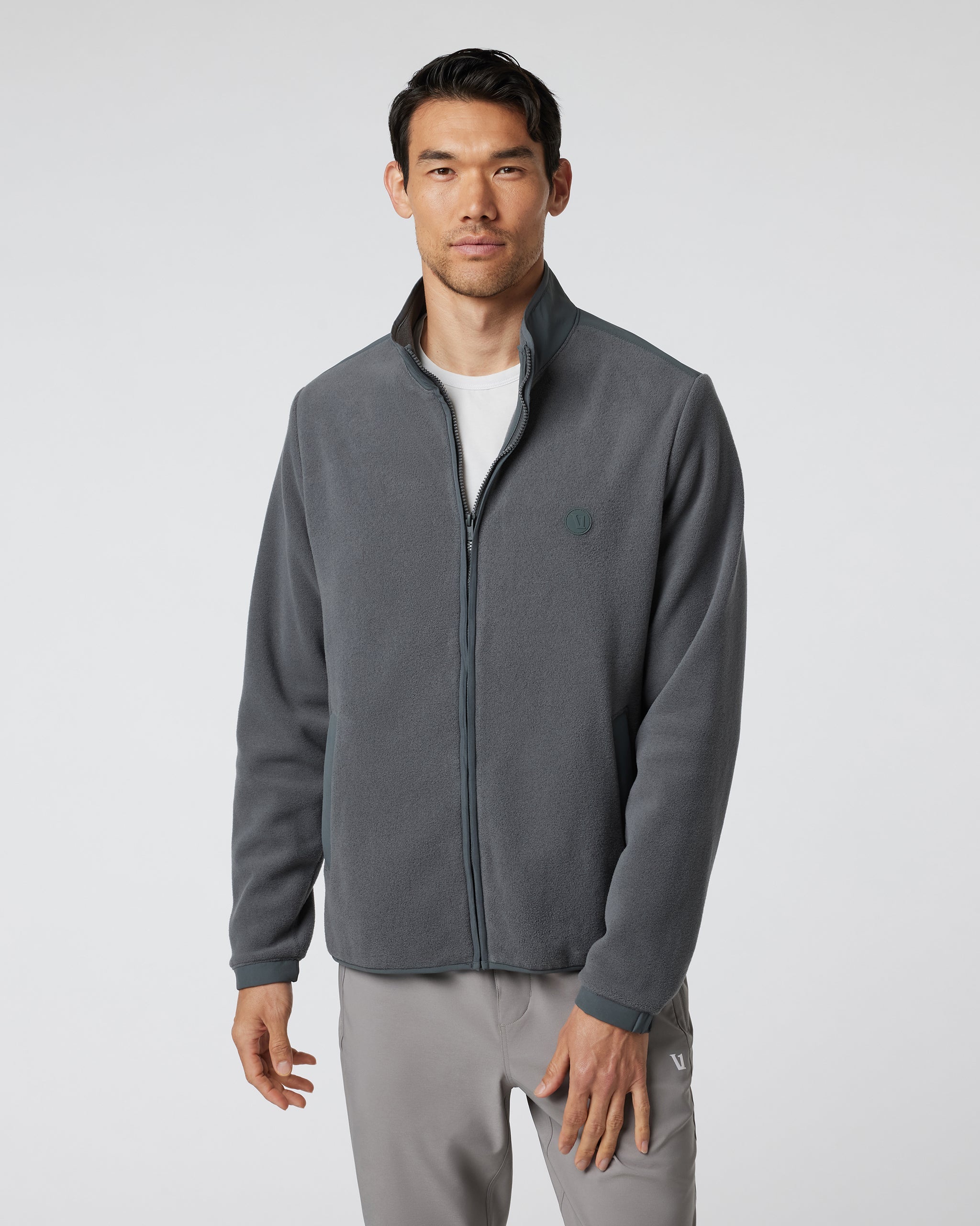 Aspen Full Zip Jacket | Dark Pewter