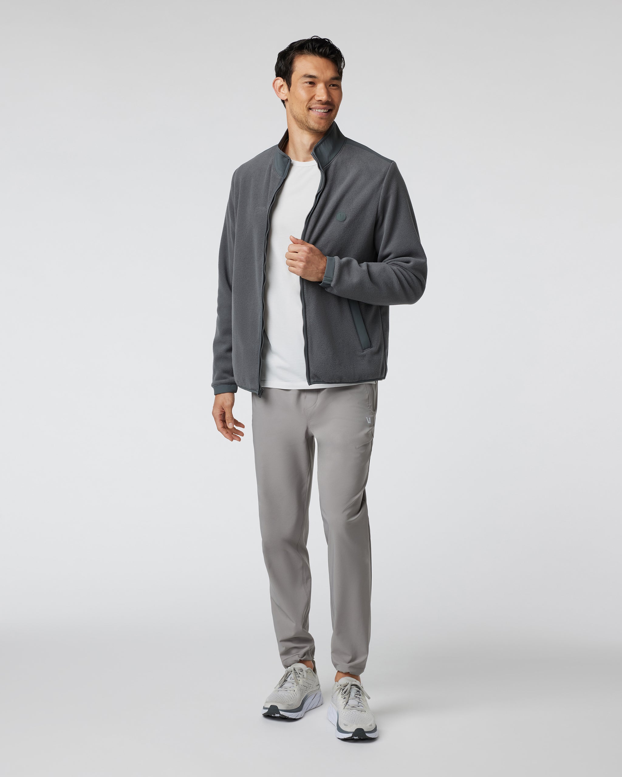 Aspen Full Zip Jacket | Dark Pewter