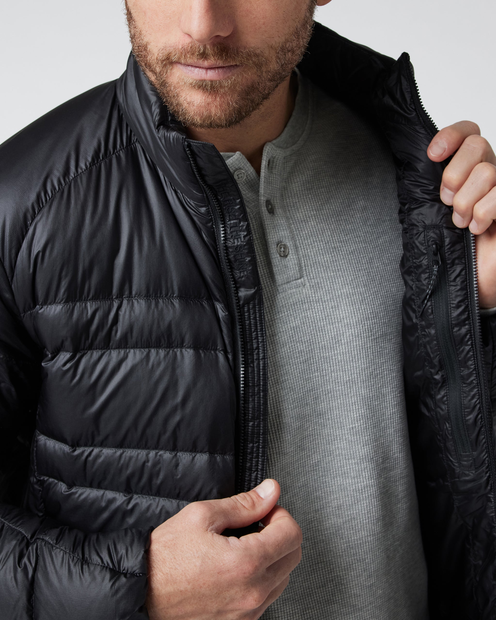 Coordinate Down Jacket | Black