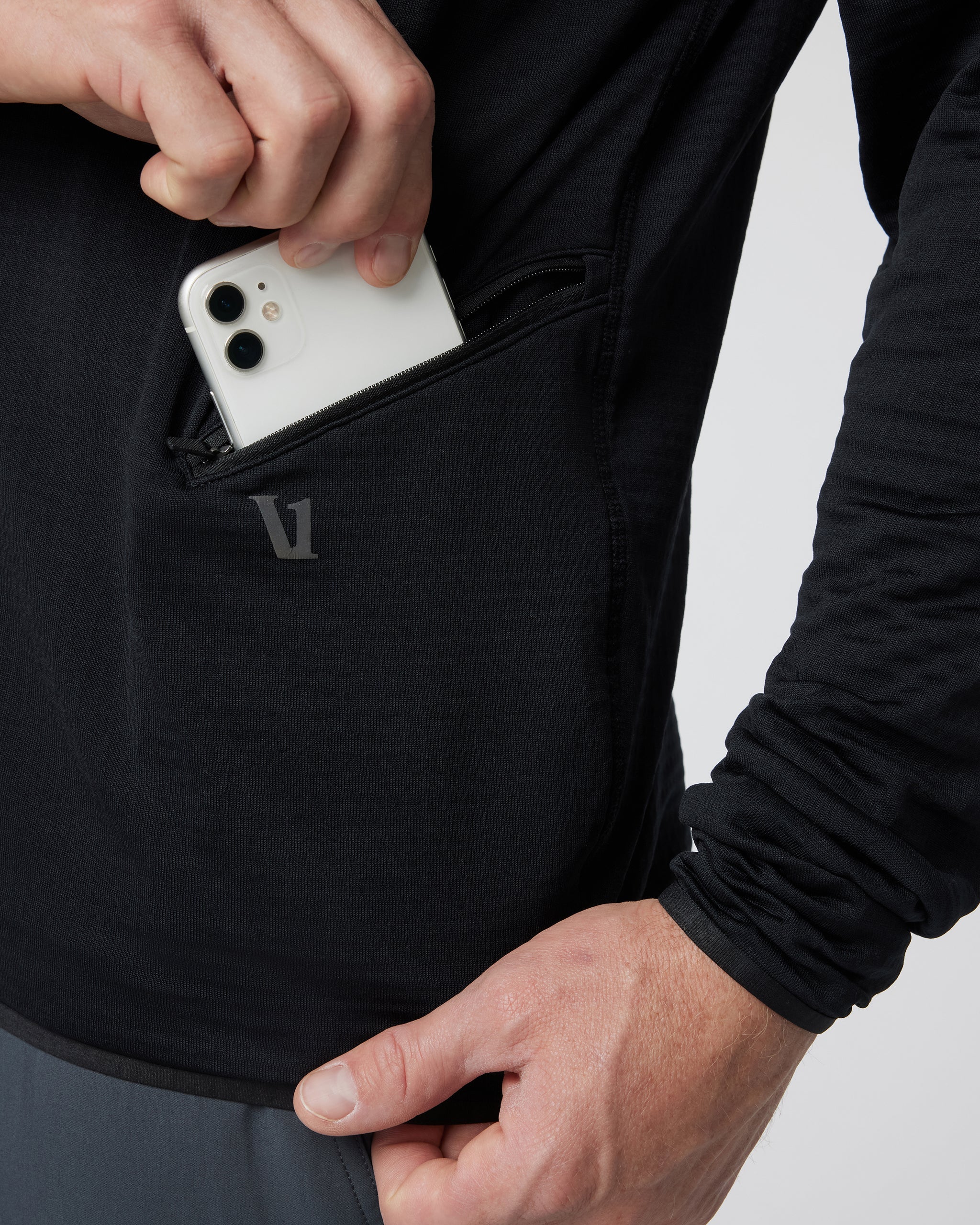 Powergrid Full Zip Jacket | Black
