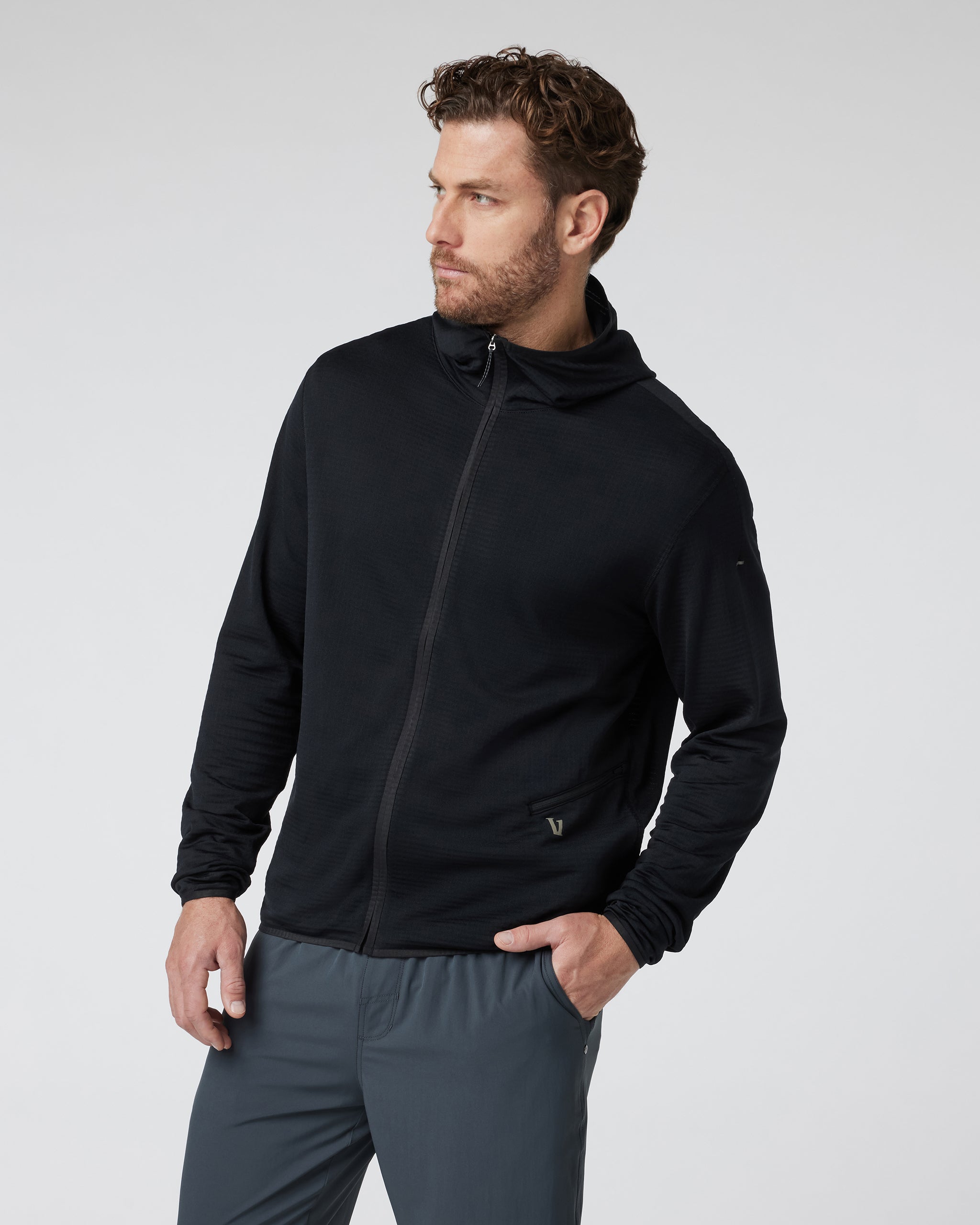 Powergrid Full Zip Jacket | Black