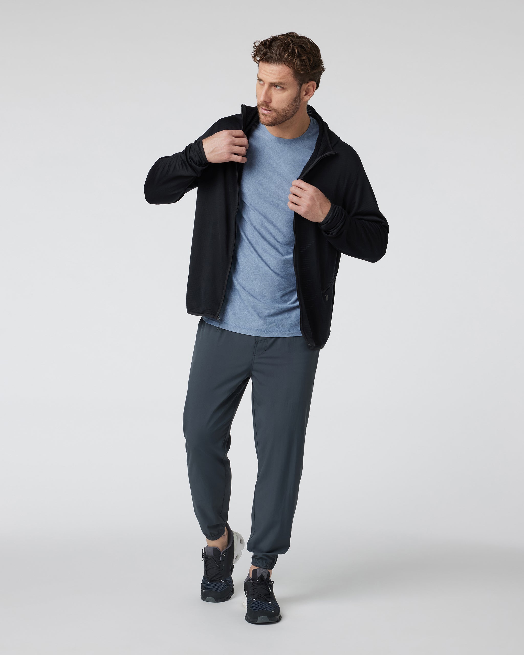 Powergrid Full Zip Jacket | Black