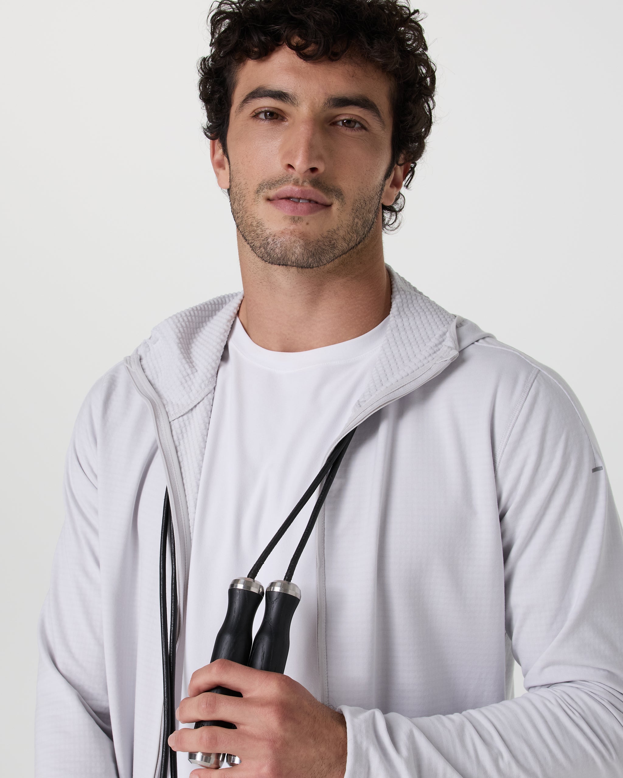 Powergrid Full Zip Jacket | Frost Grey