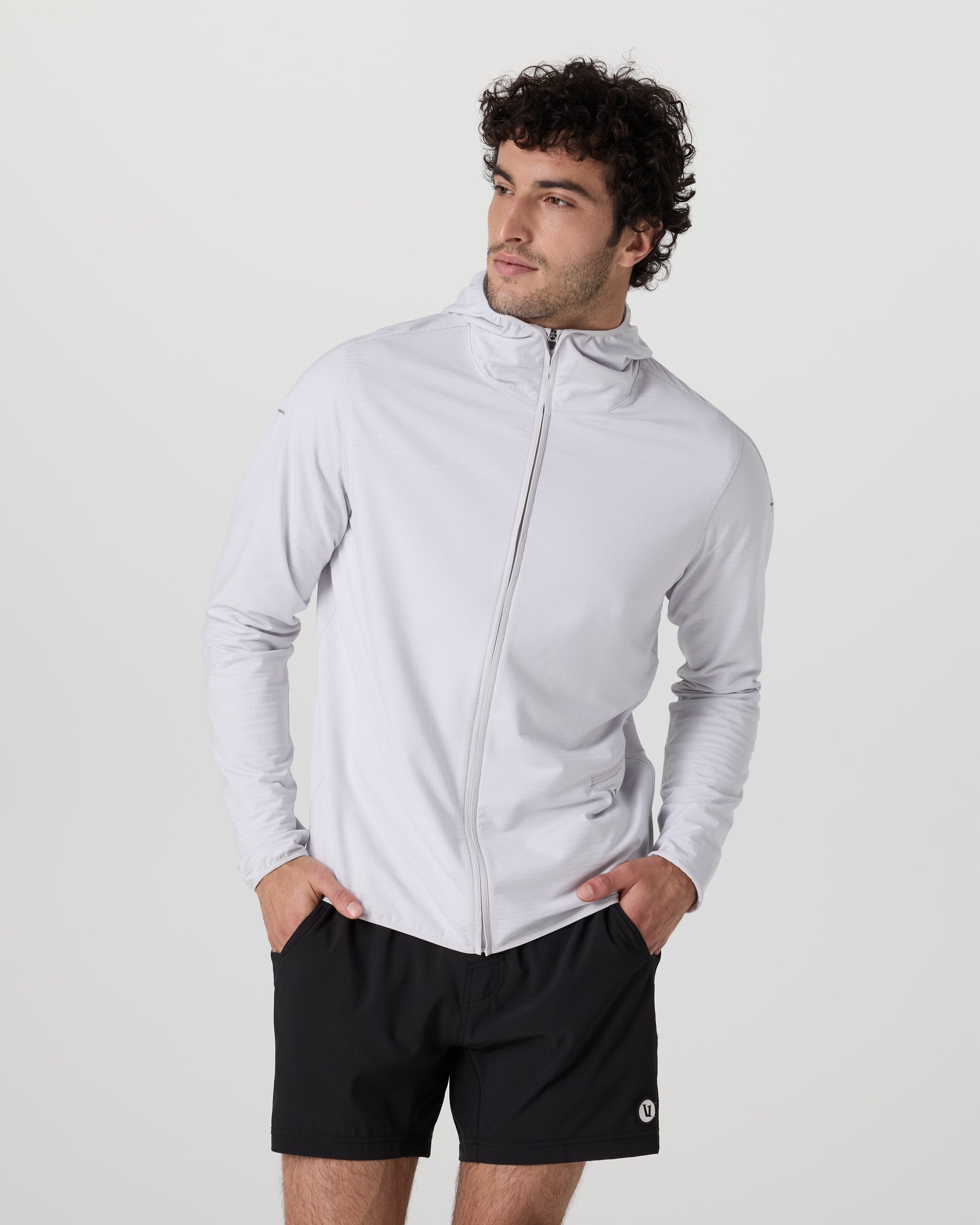Powergrid Full Zip Jacket | Frost Grey