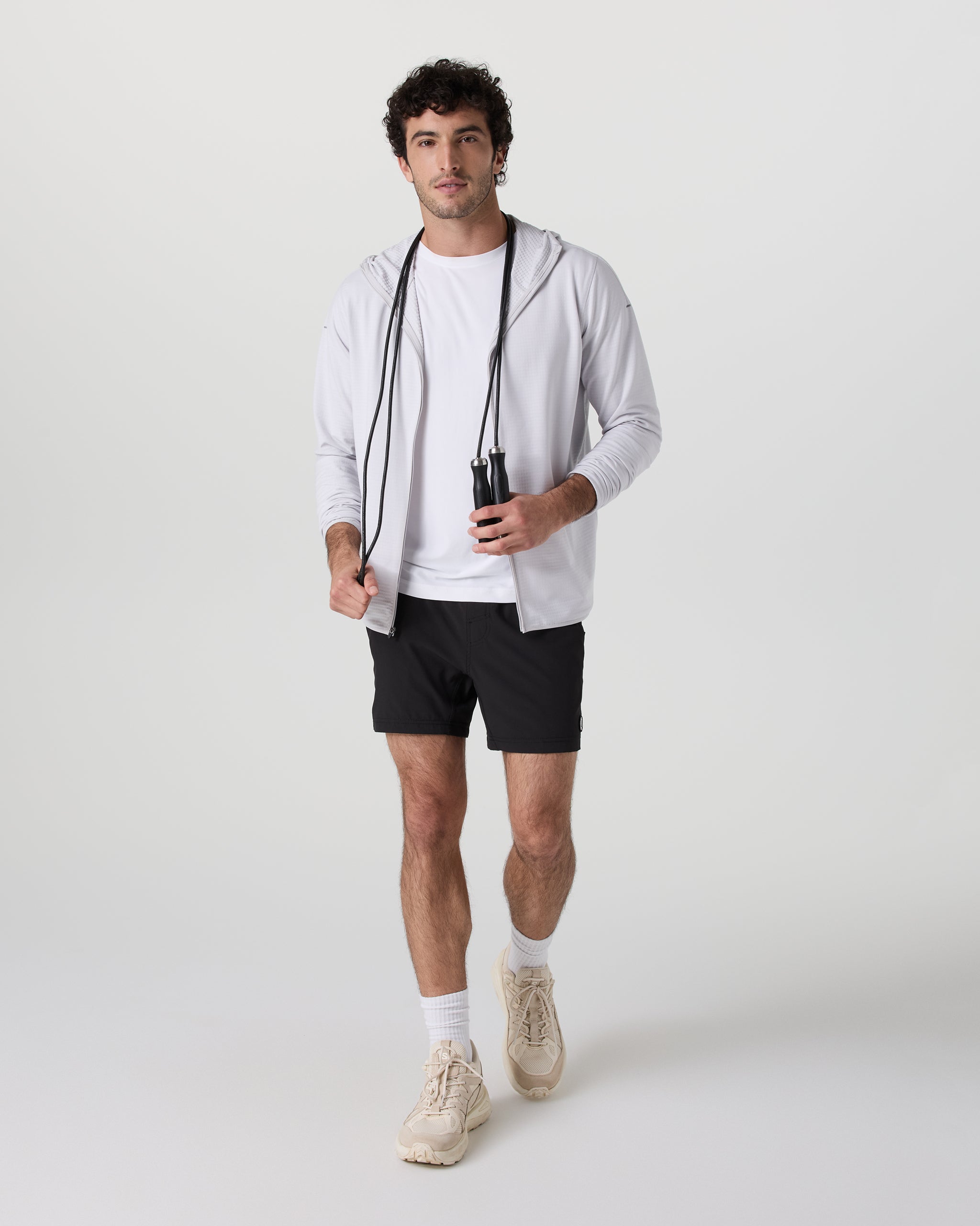 Powergrid Full Zip Jacket | Frost Grey