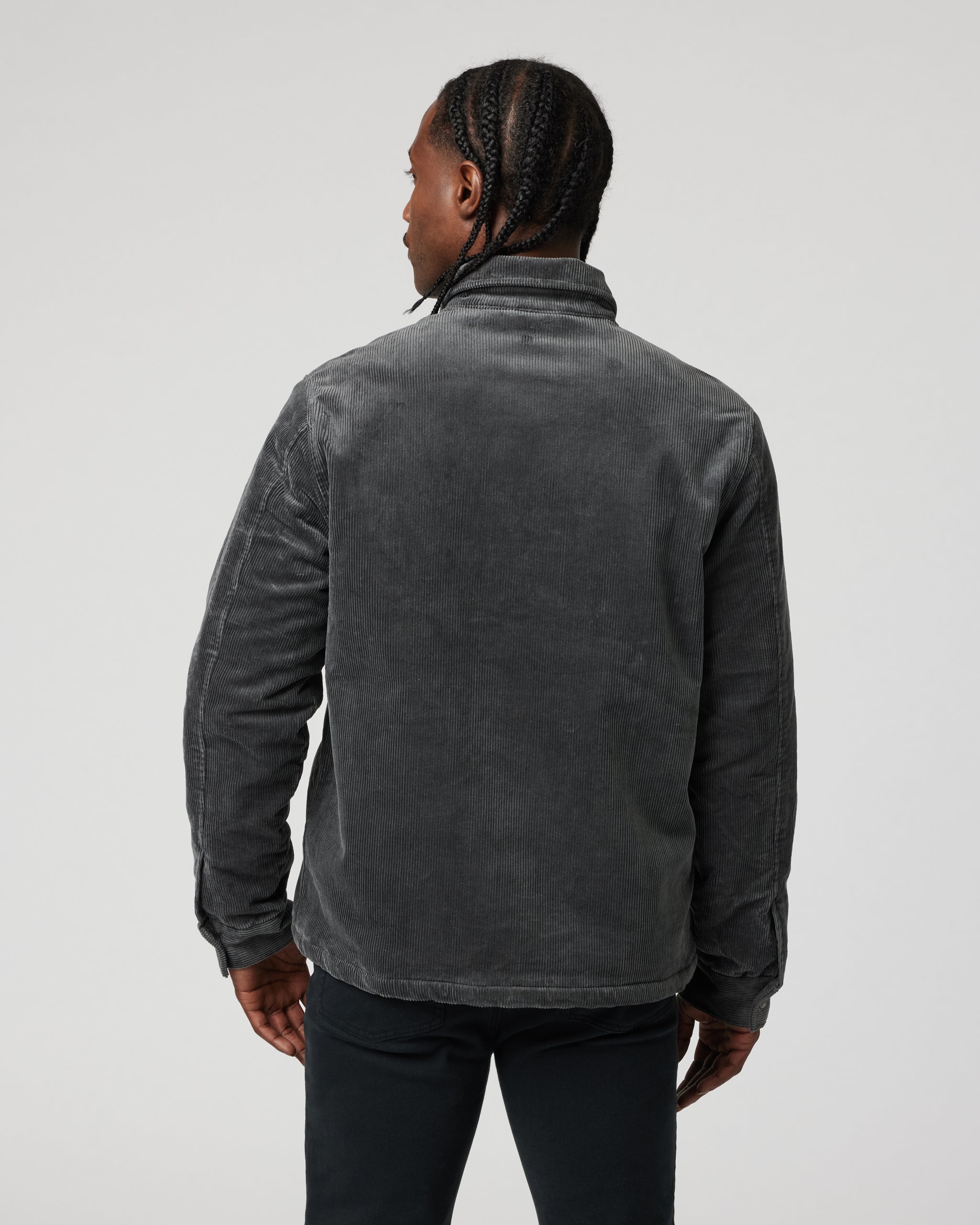 Vuori Cord Jacket | Dark Pewter