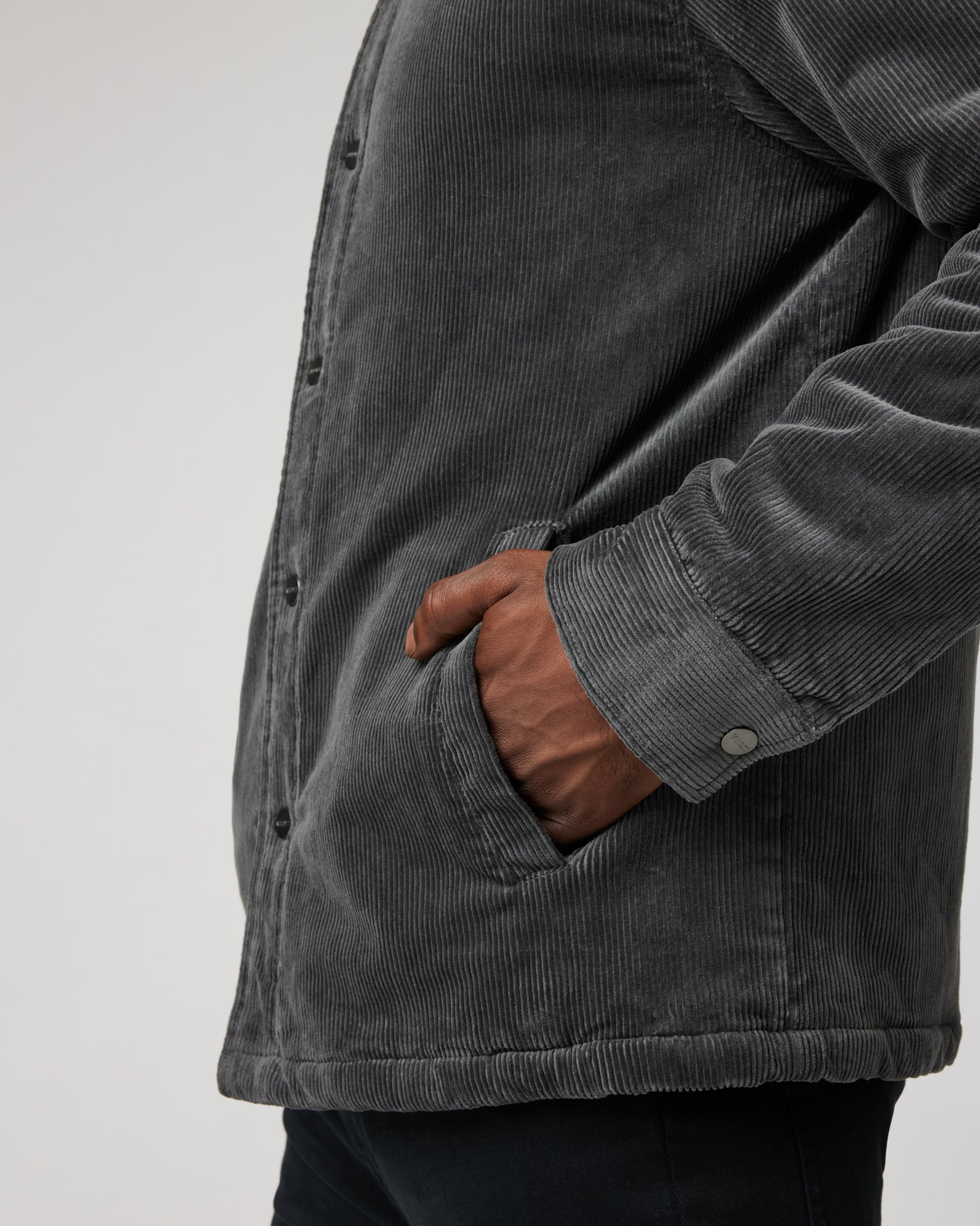 Vuori Cord Jacket | Dark Pewter