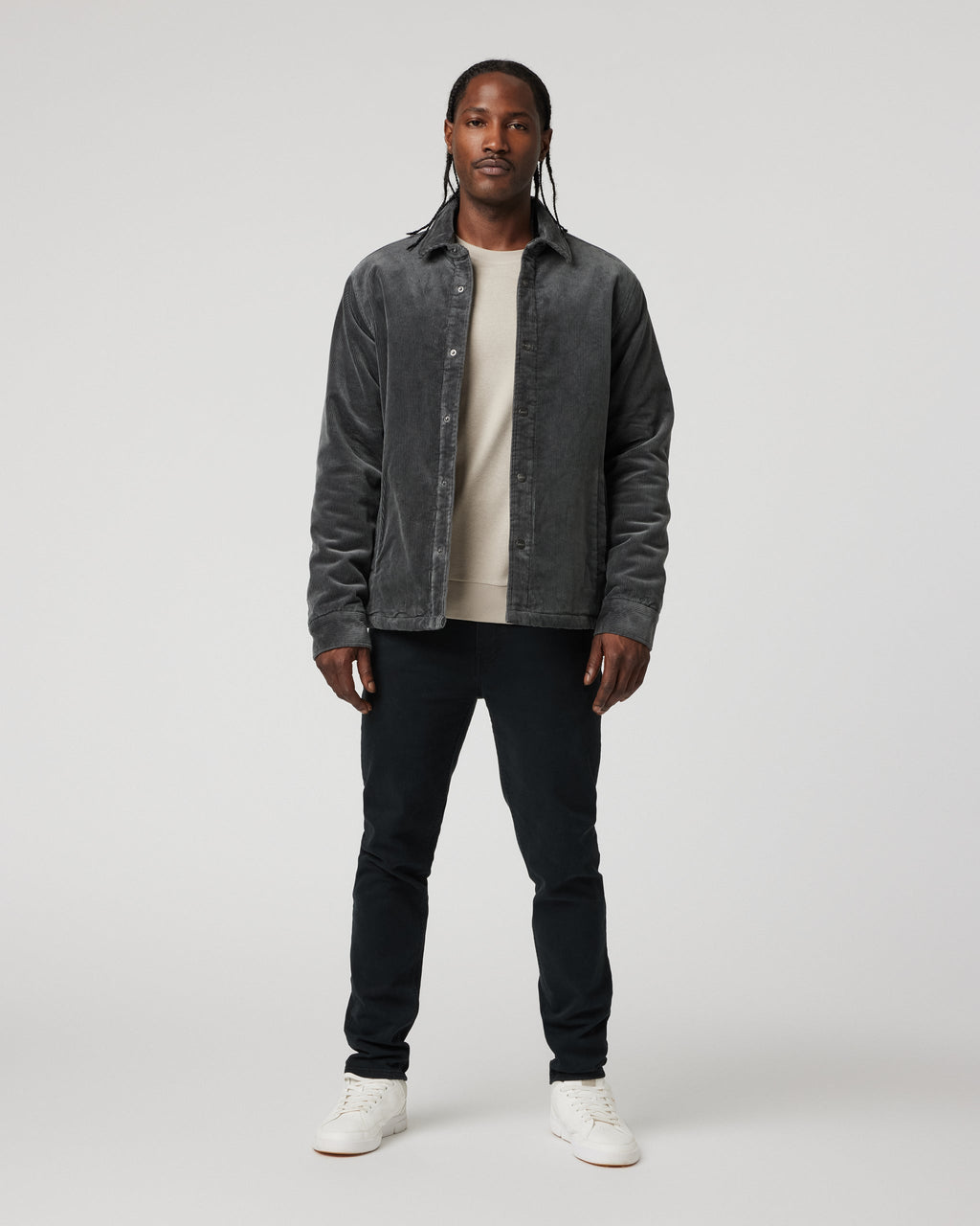 Vuori Cord Jacket | Dark Pewter