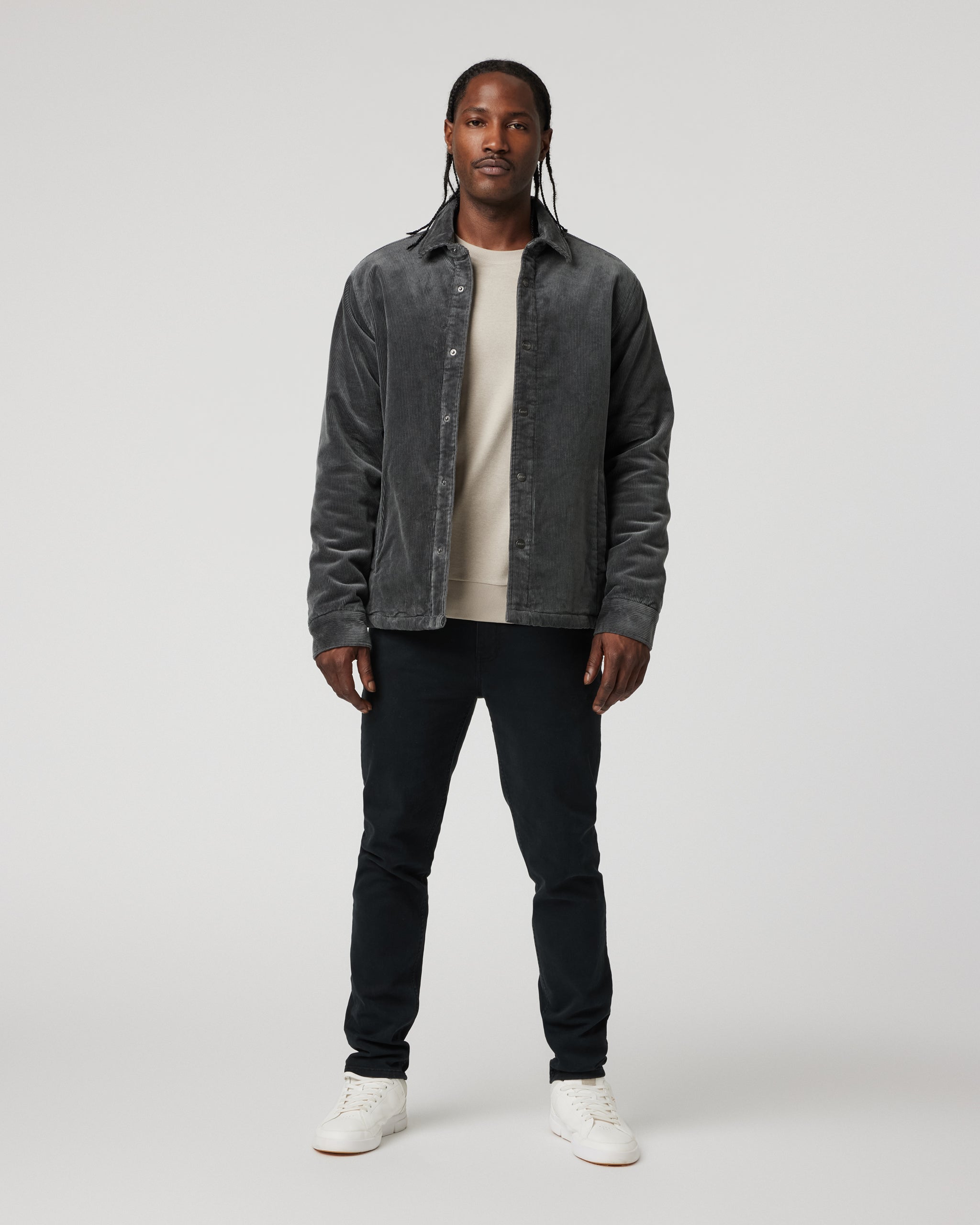 Vuori Cord Jacket | Dark Pewter