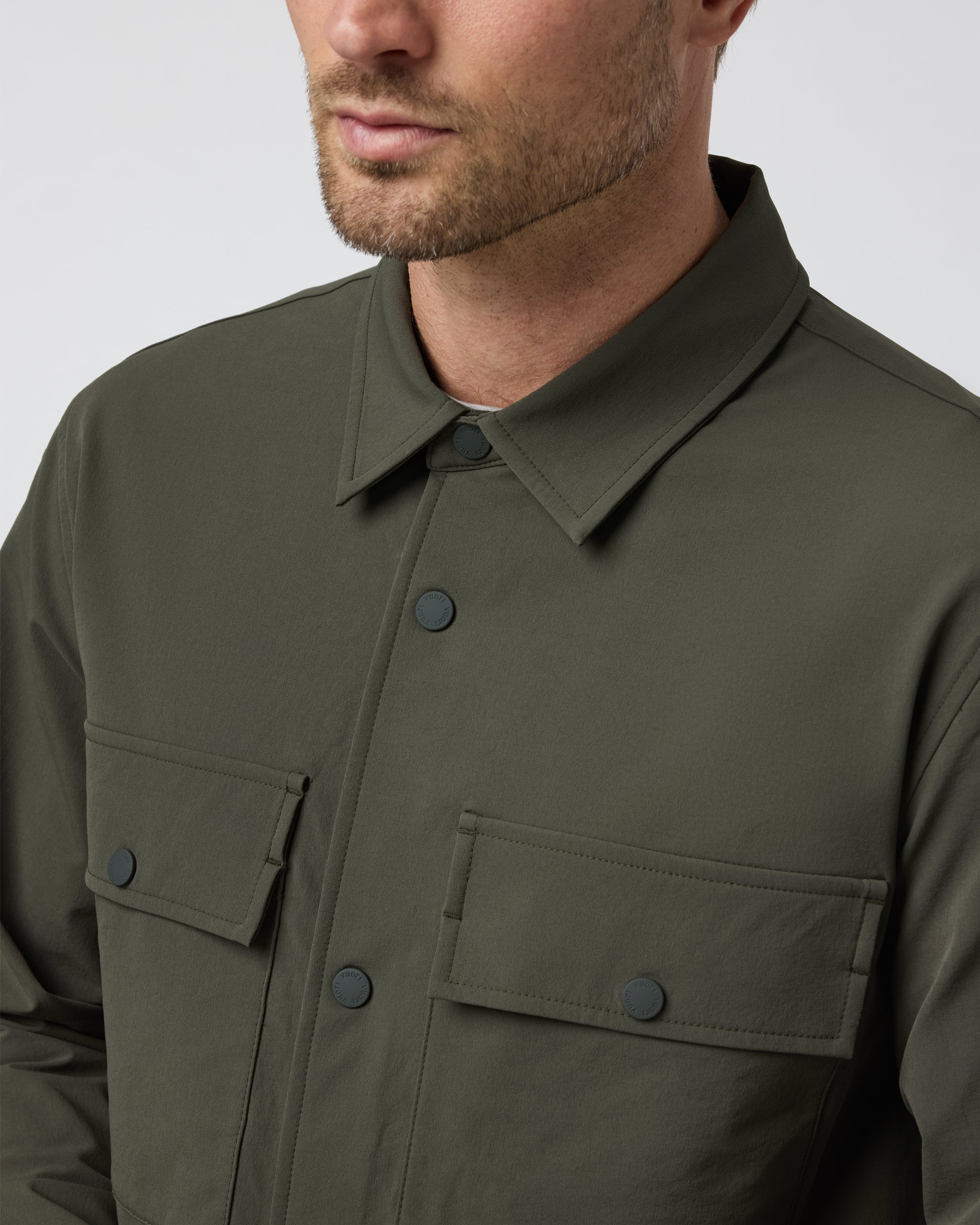 Lawson Tech Shirt Jacket | Oregano