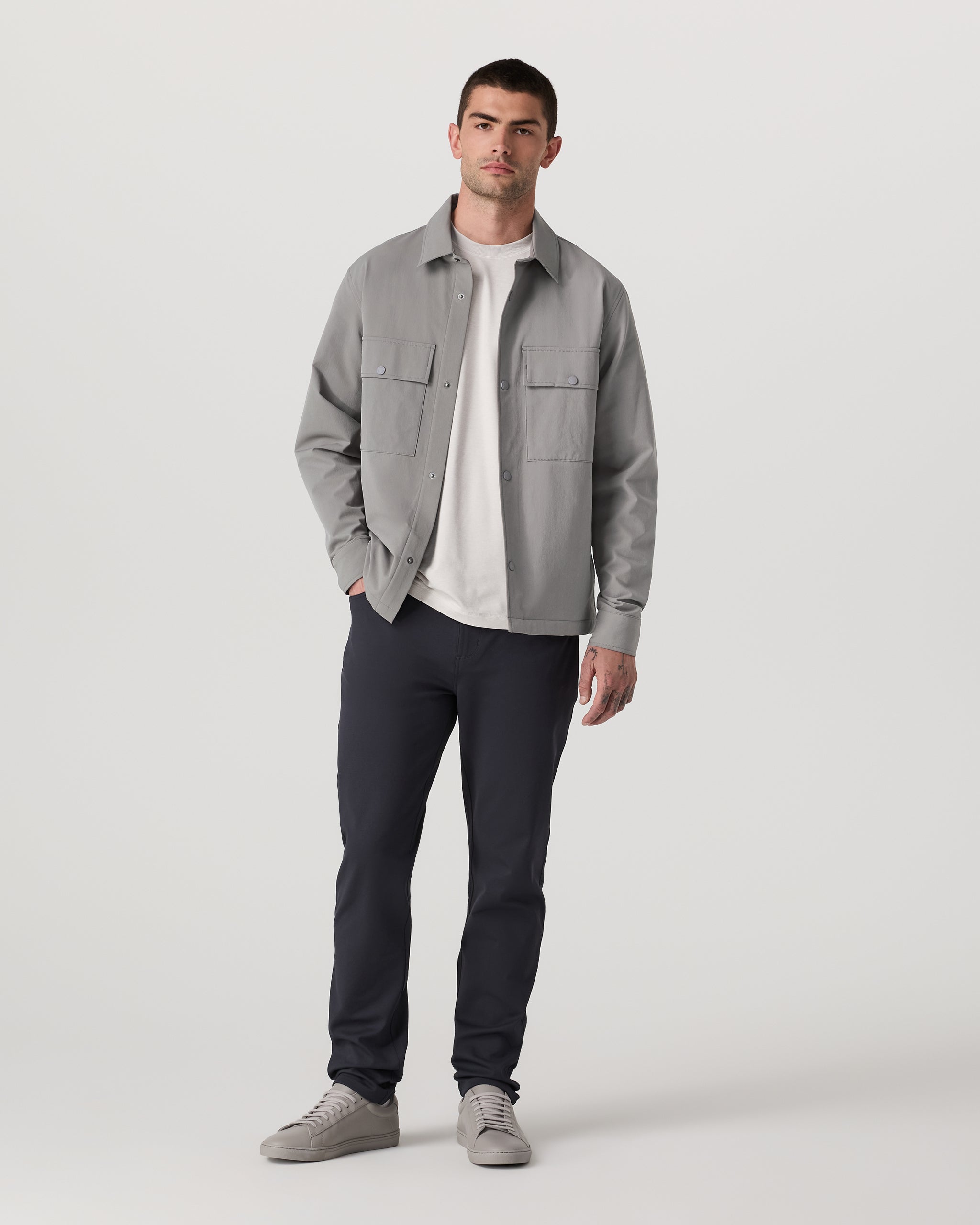 Lawson Tech Shirt Jacket | Shiitake