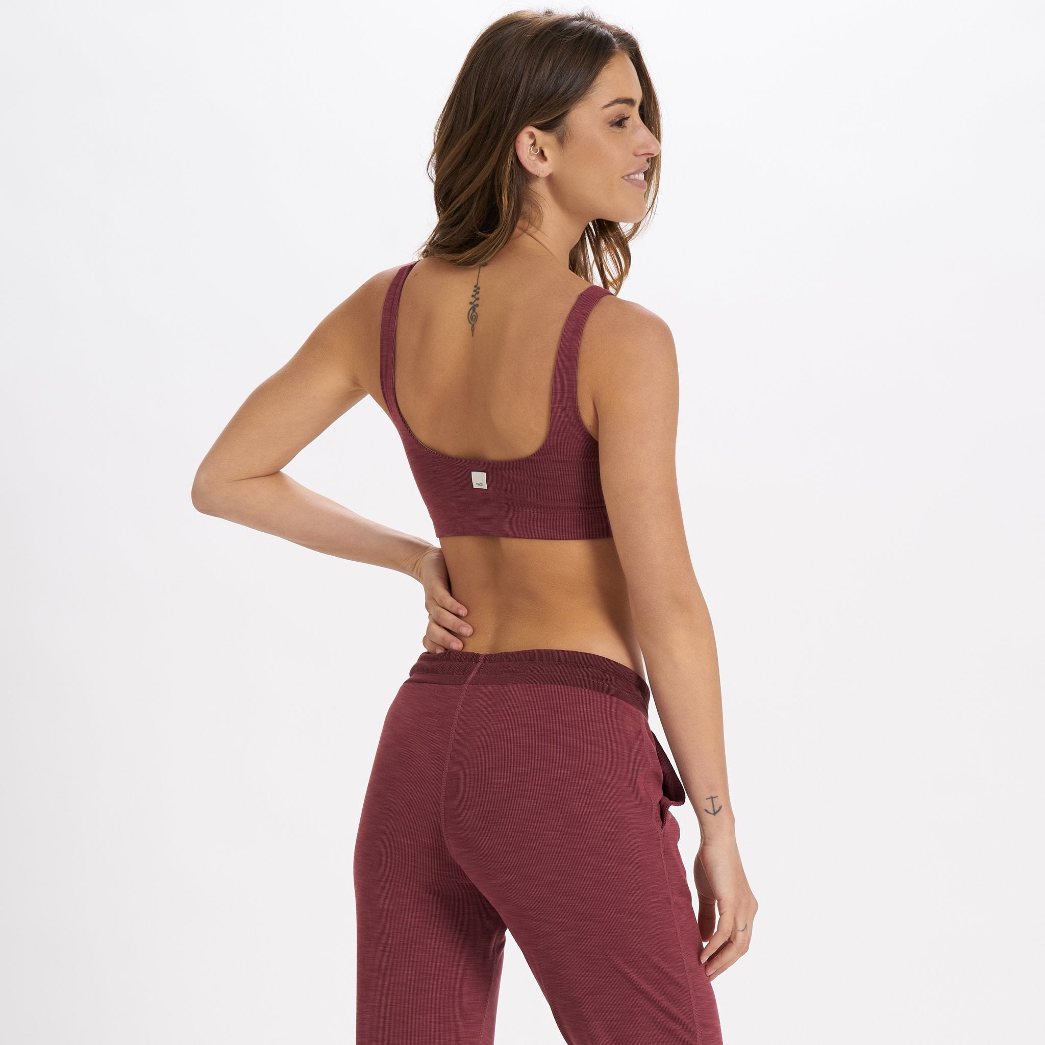 Lux Rib Daily Bra | Desert Rose Heather