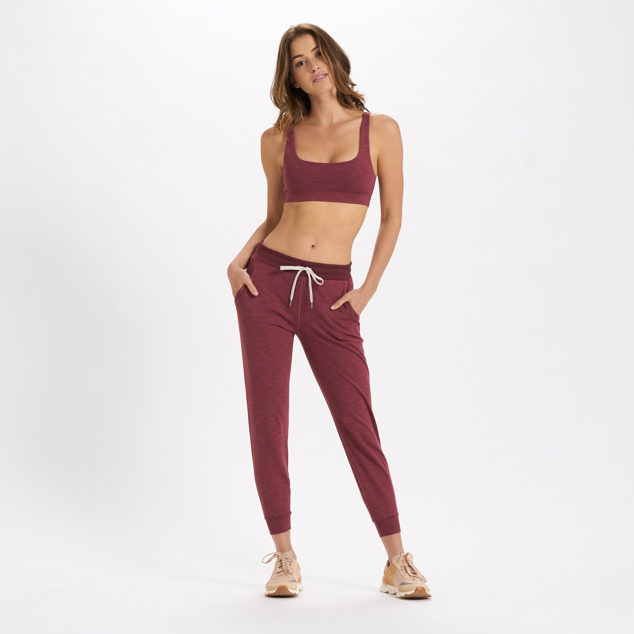 Lux Rib Daily Bra | Desert Rose Heather