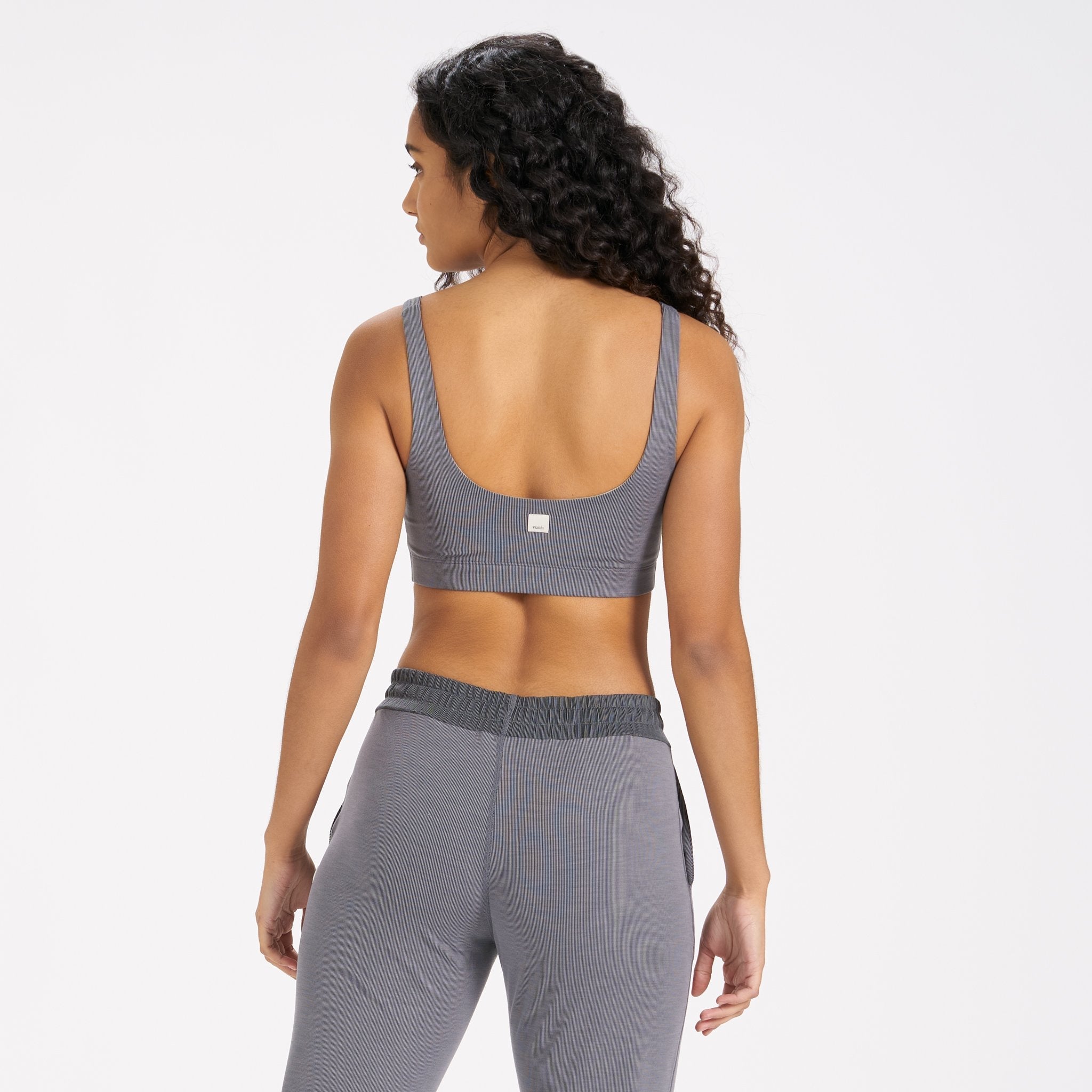 Lux Rib Daily Bra | Heather Grey