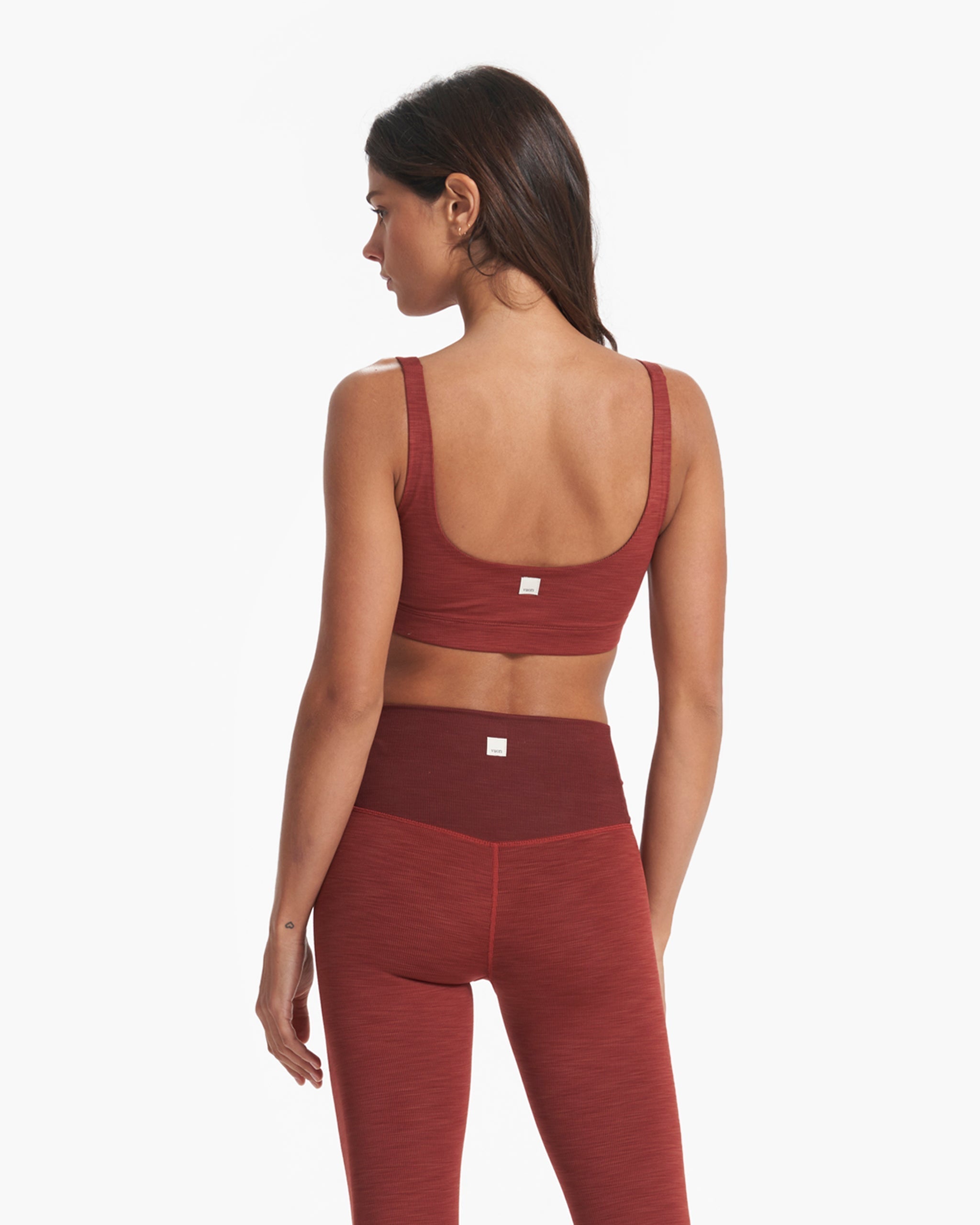 Lux Rib Daily Bra | Currant Heather