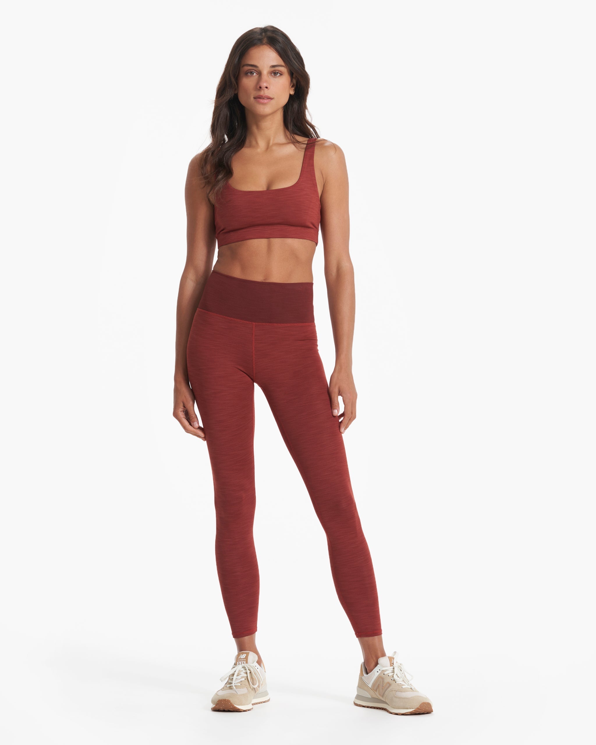 Lux Rib Daily Bra | Currant Heather