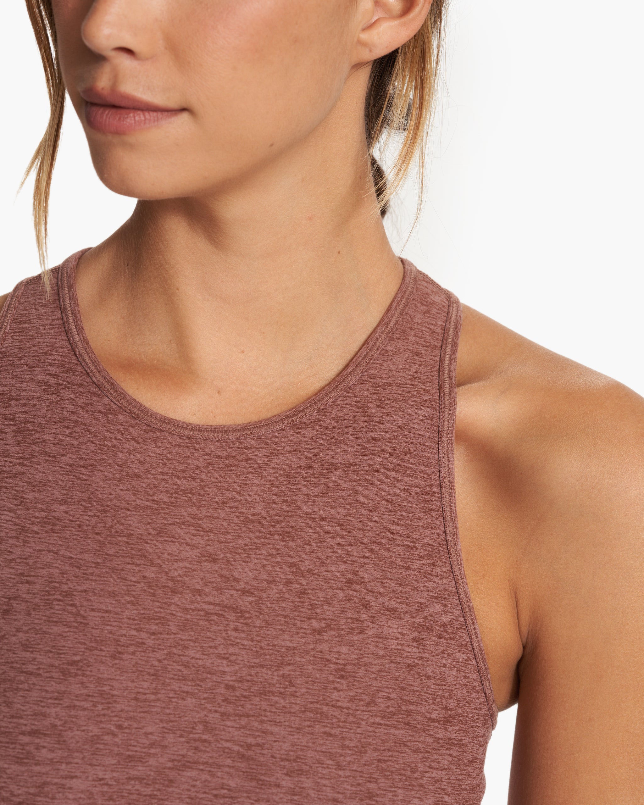 Elevation Plyo Tank | Hazelnut Heather