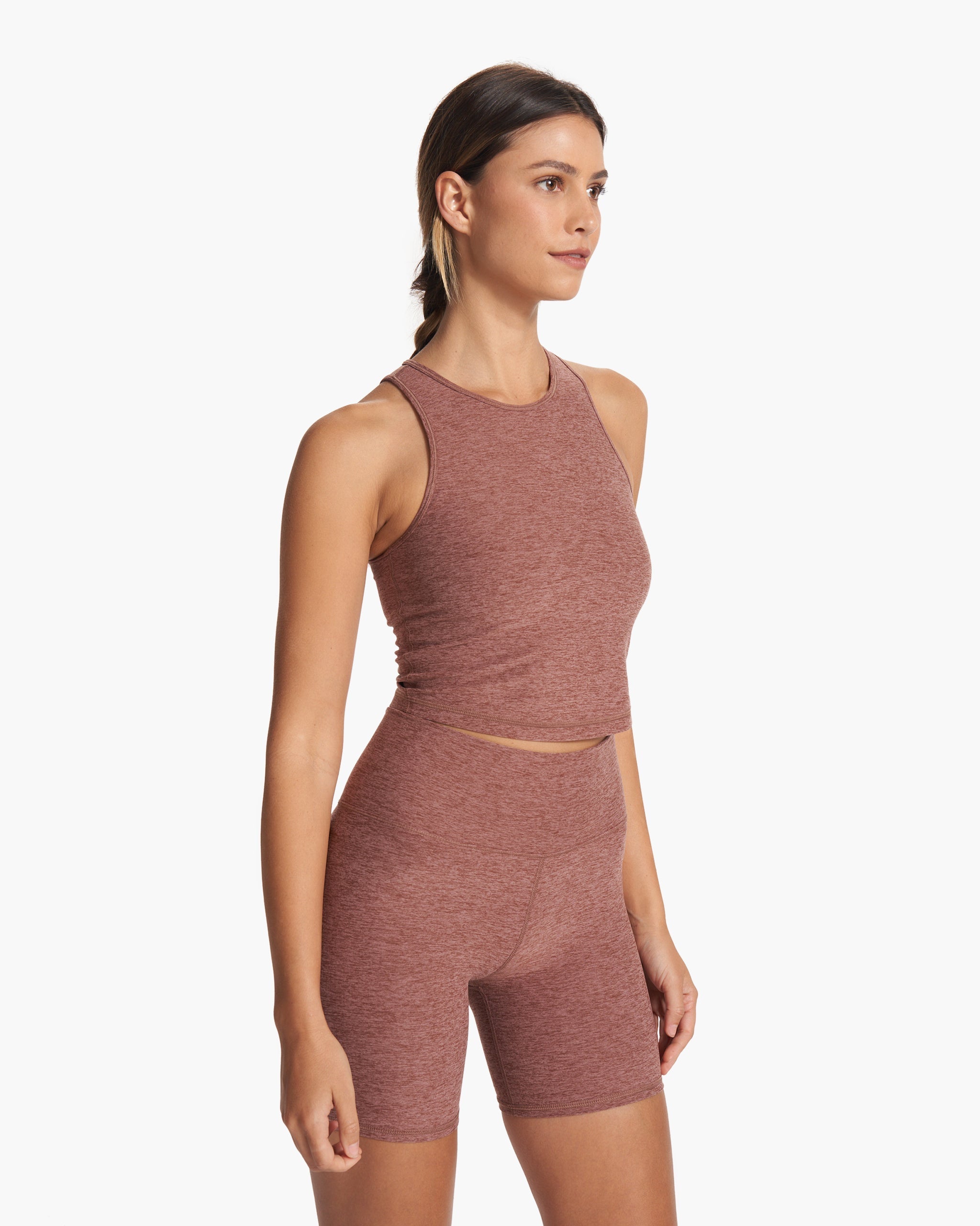 Elevation Plyo Tank | Hazelnut Heather