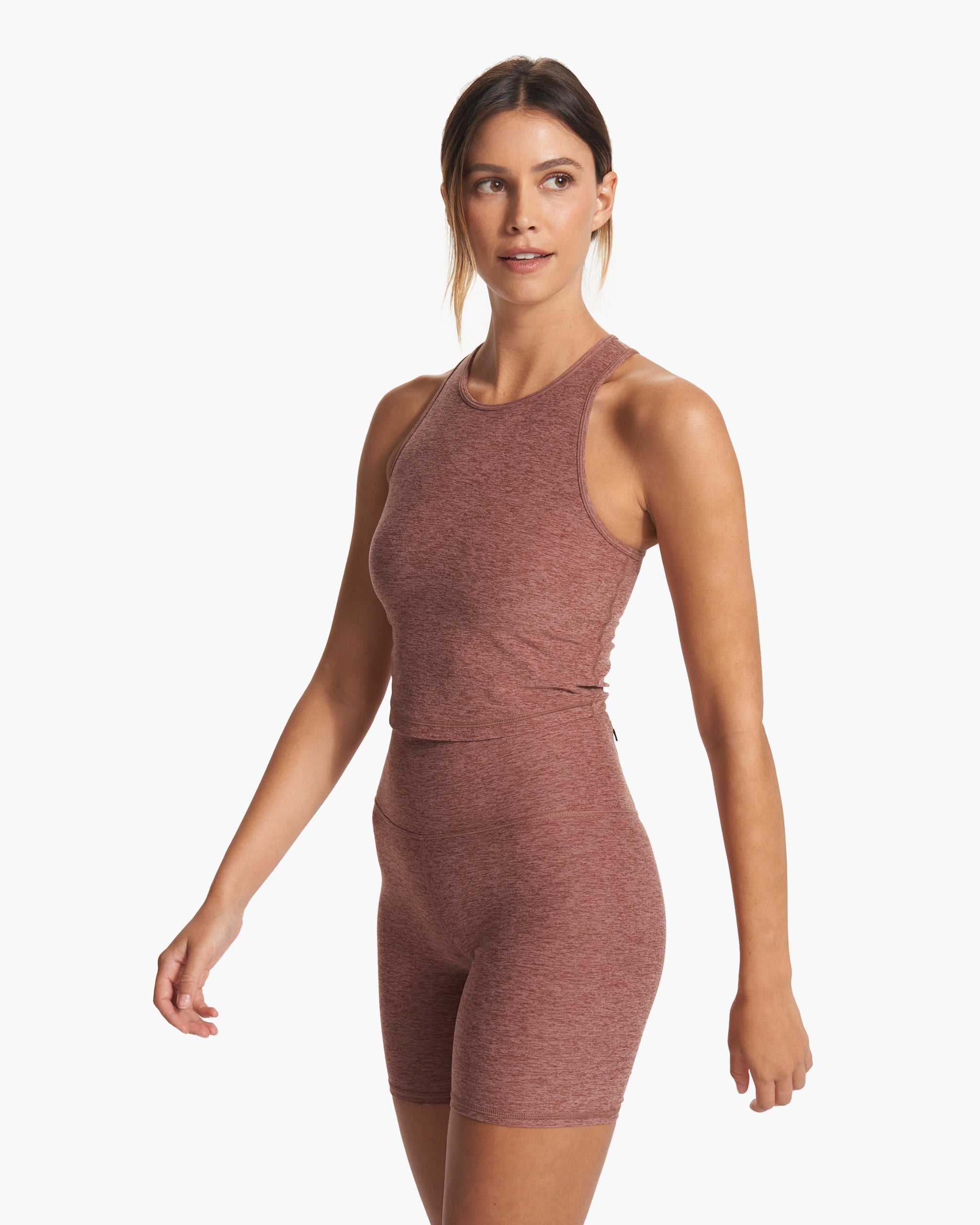 Elevation Plyo Tank | Hazelnut Heather