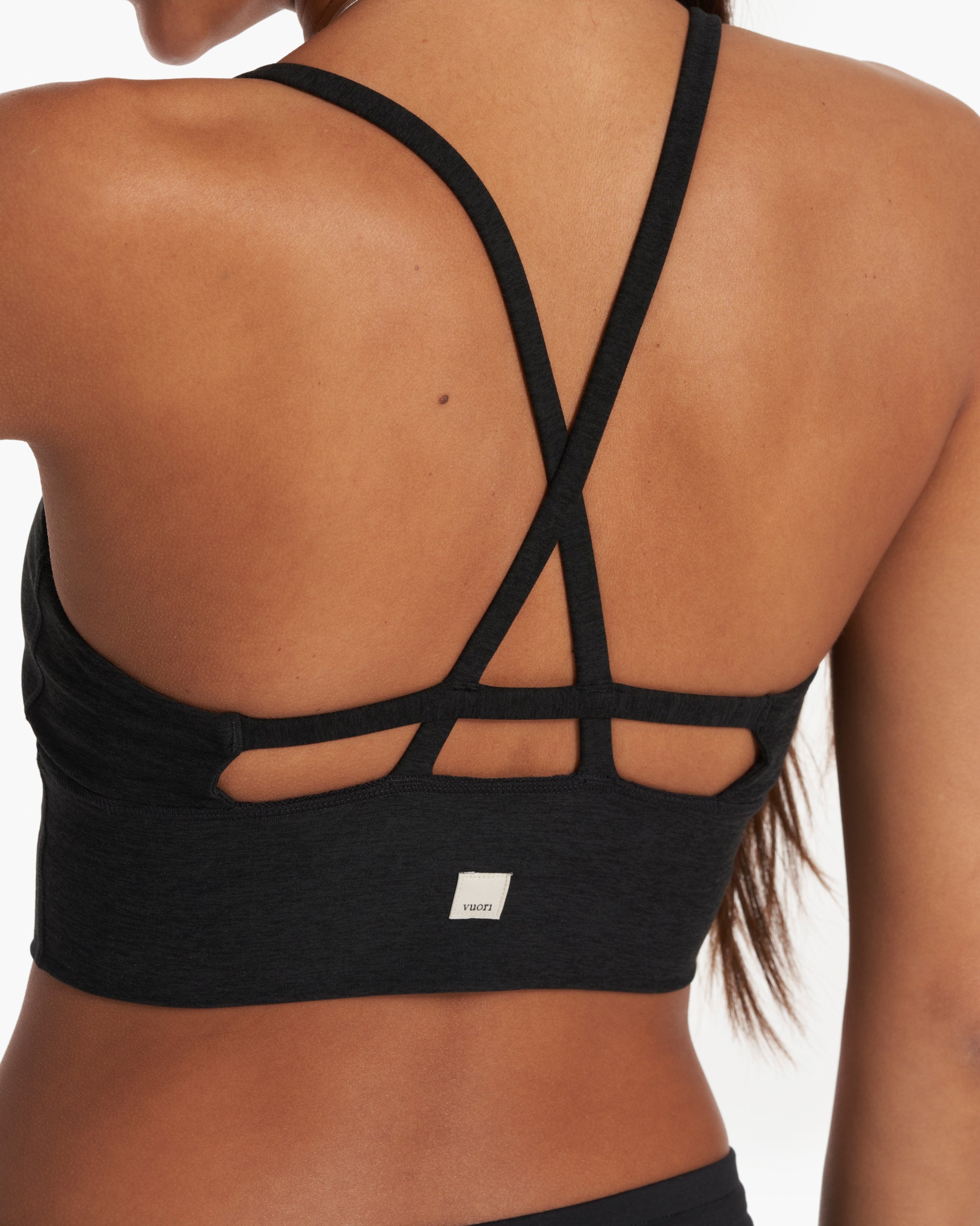 Long Line Elevation Bra | Black Heather