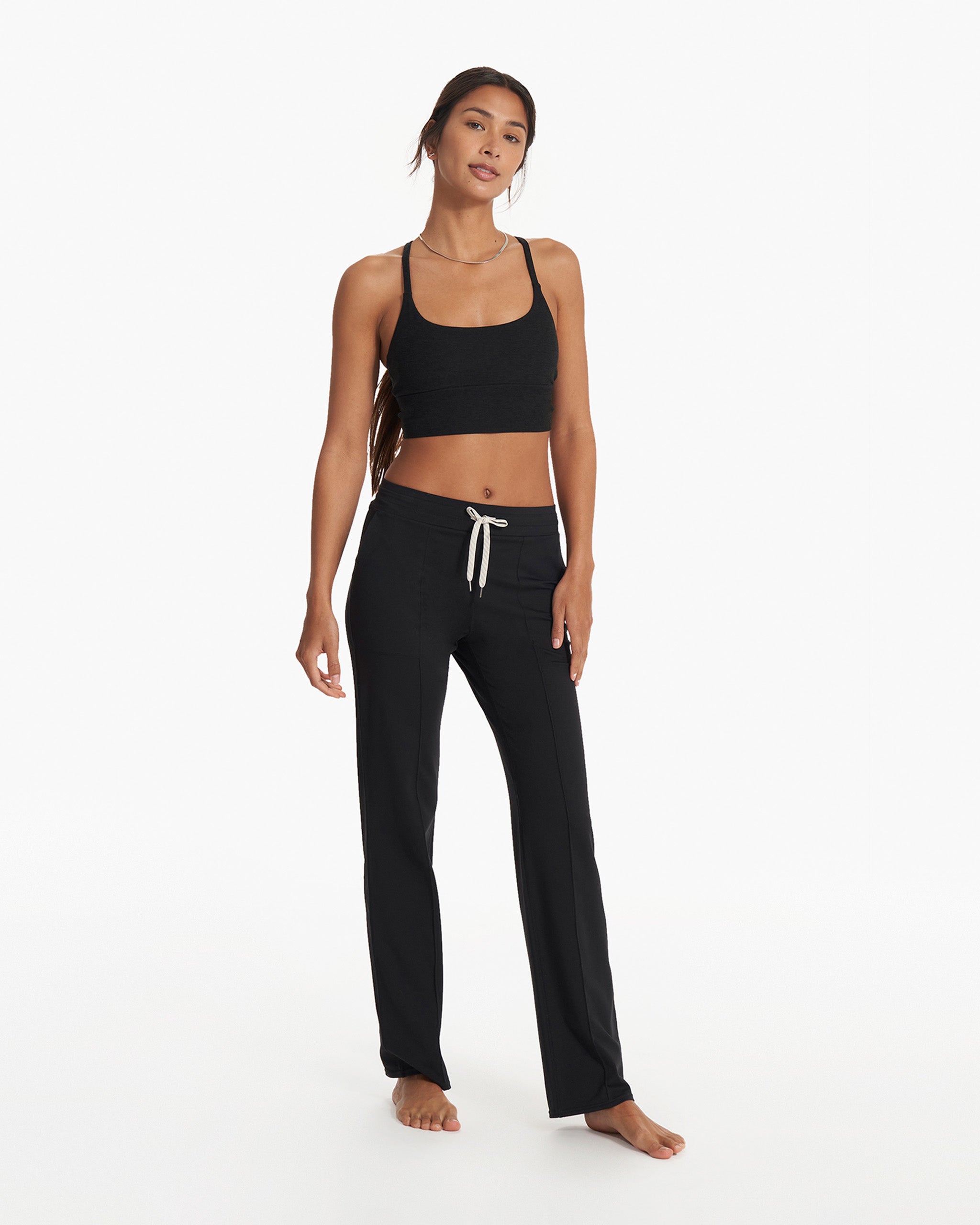 Long Line Elevation Bra | Black Heather