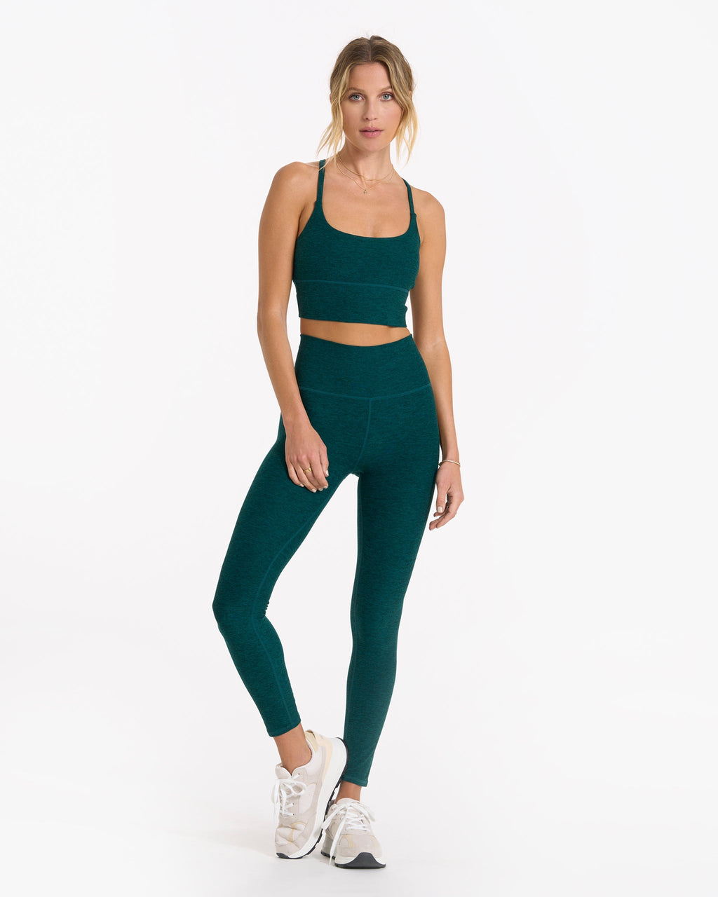 Long Line Elevation Bra | Jade Heather