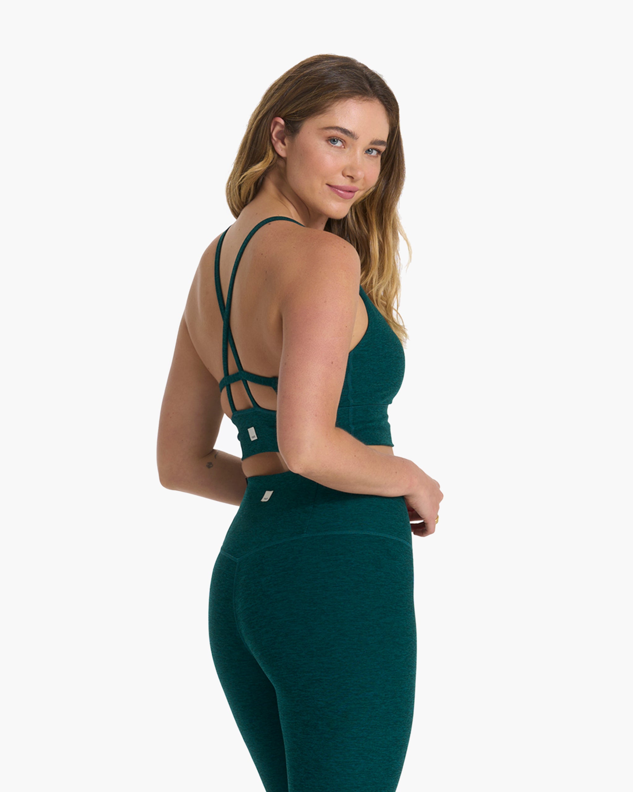 Long Line Elevation Bra | Jade Heather