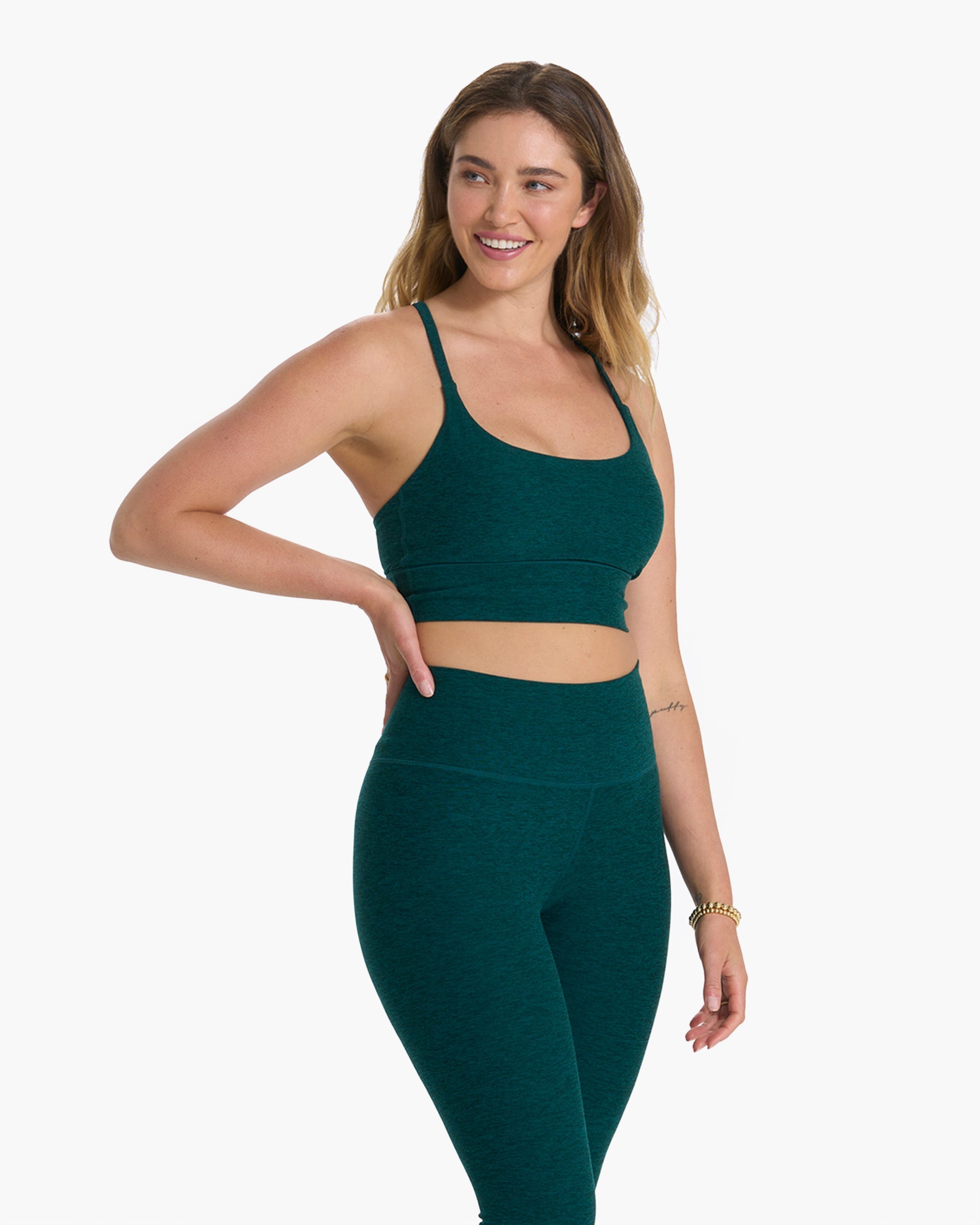 Long Line Elevation Bra | Jade Heather