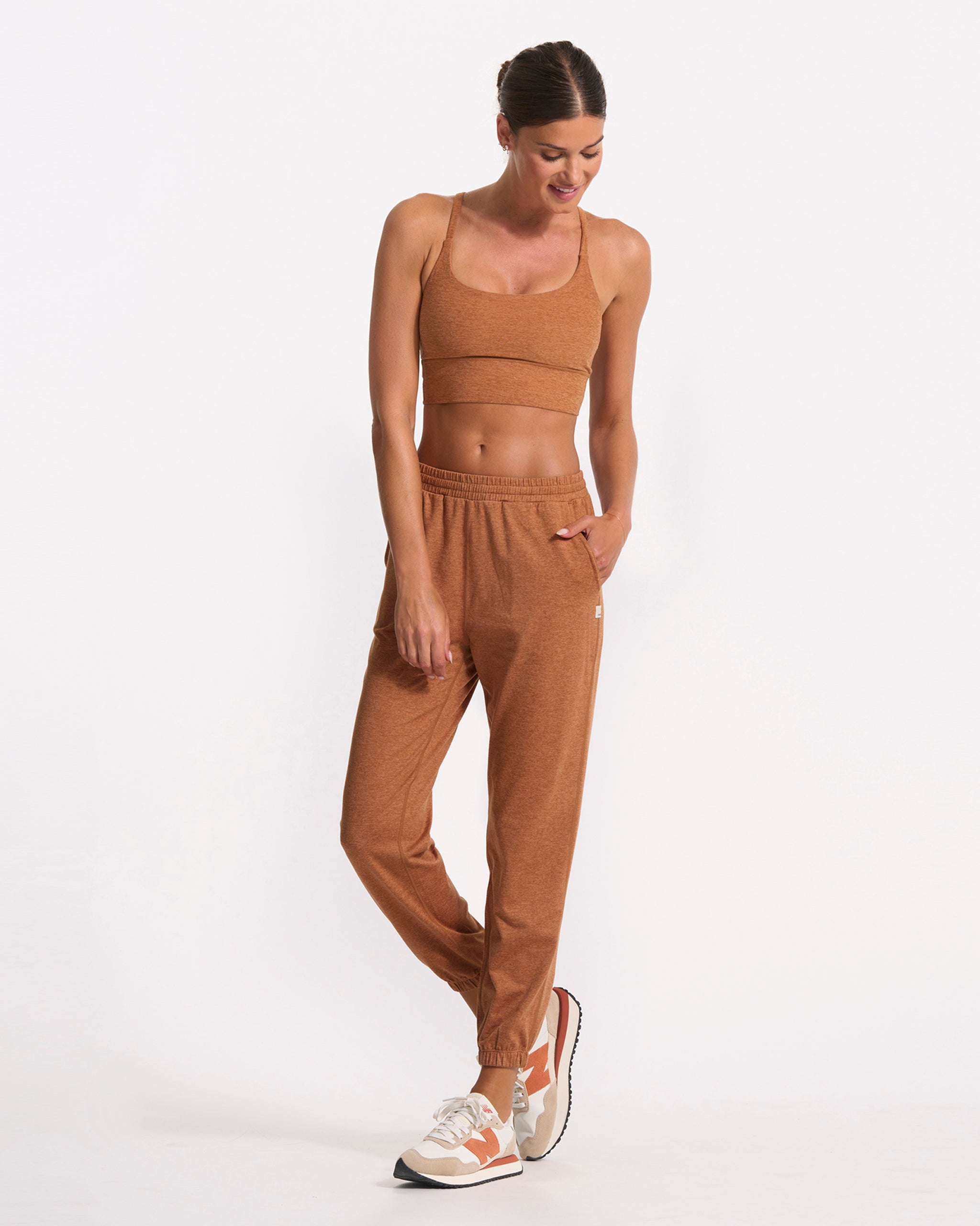 Long Line Elevation Bra | Palo Santo Heather