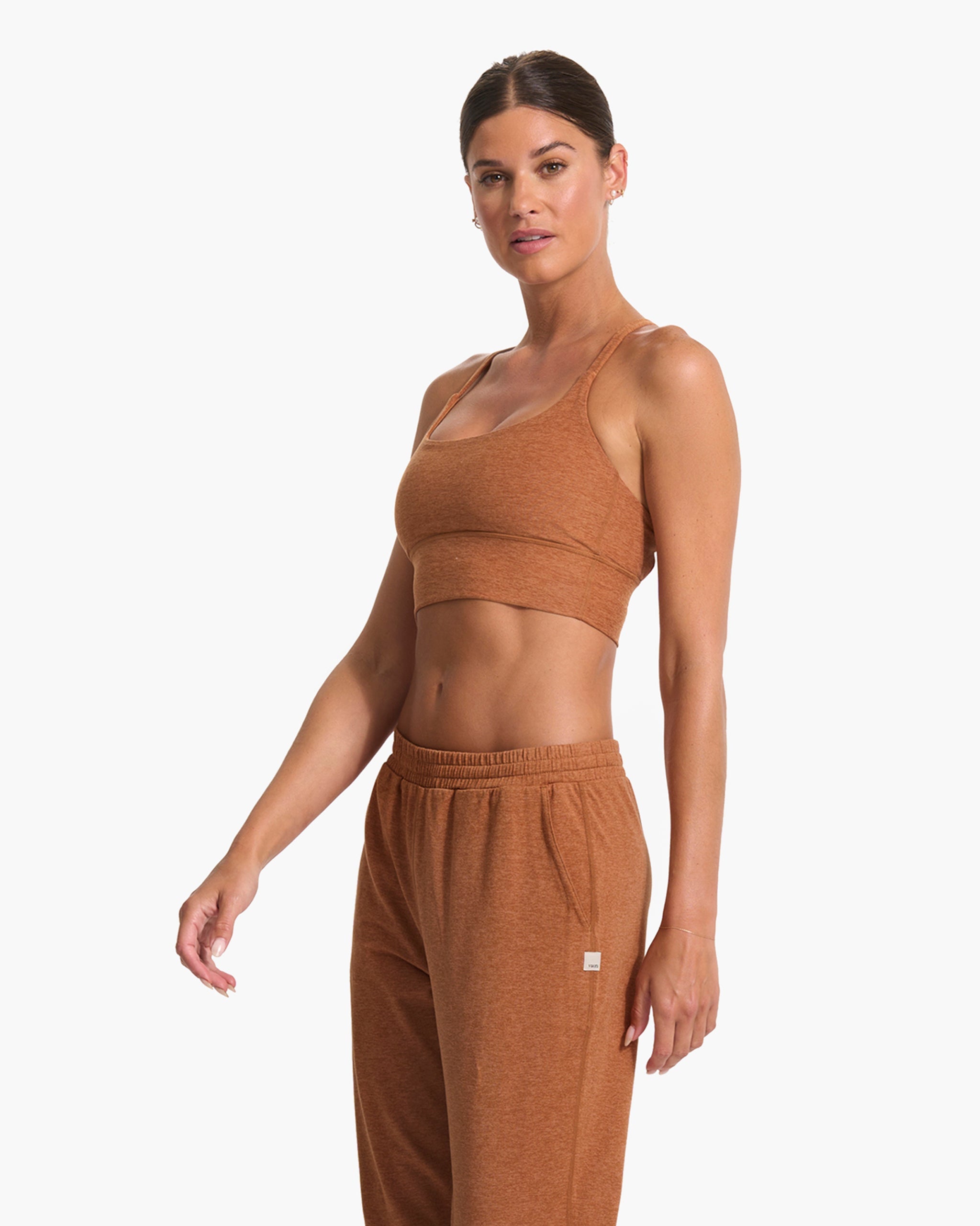 Long Line Elevation Bra | Palo Santo Heather