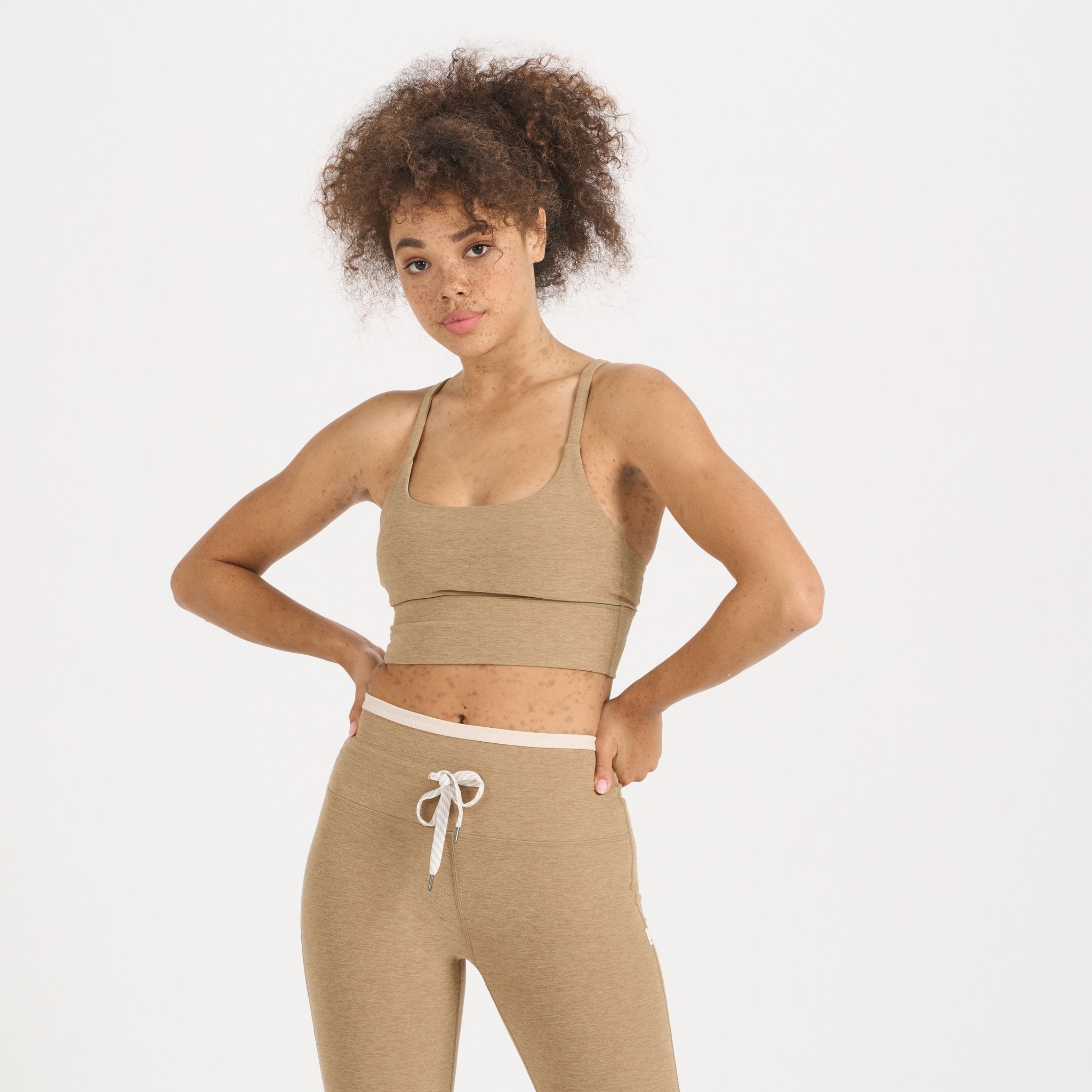 Long Line Elevation Bra | Wheat Heather