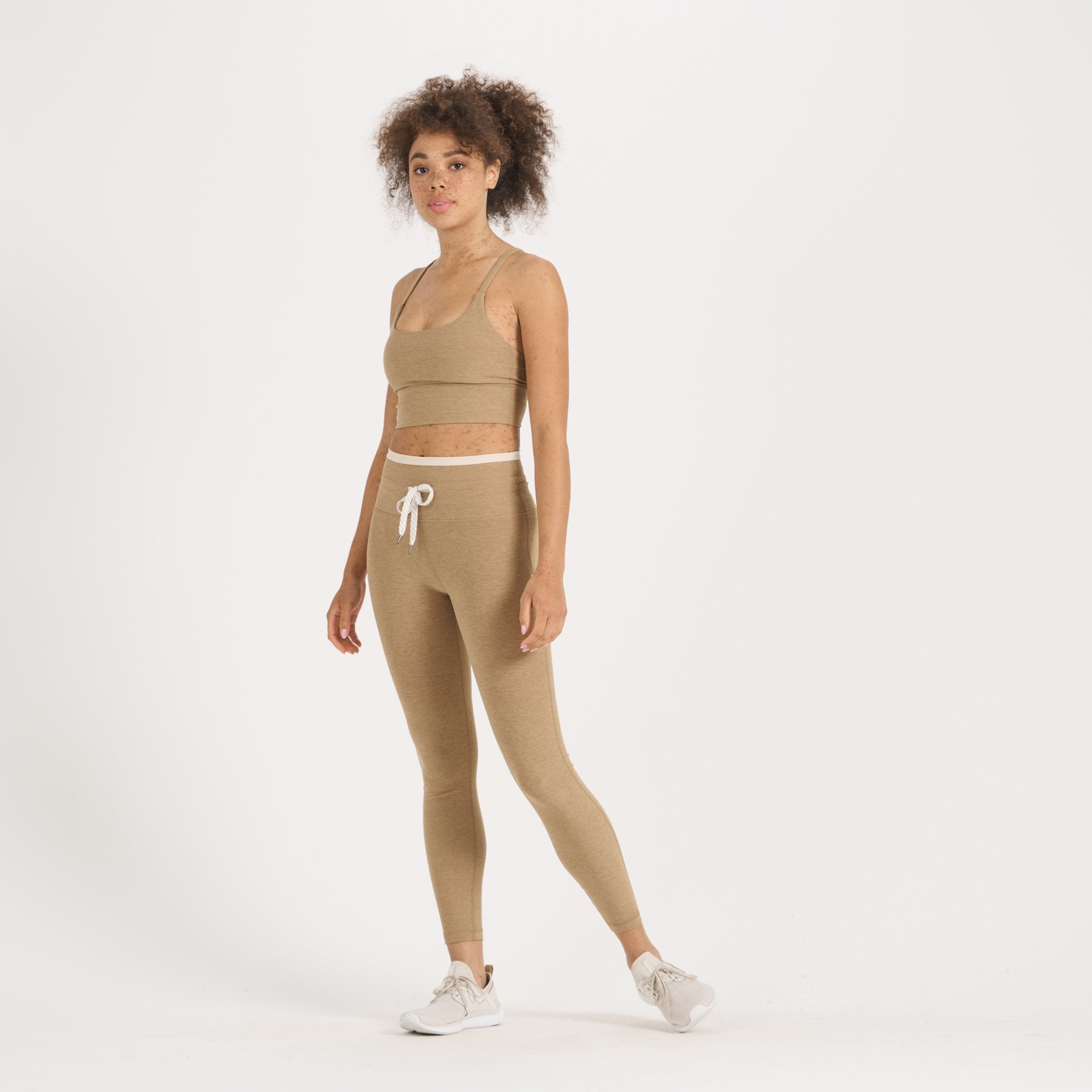 Long Line Elevation Bra | Wheat Heather