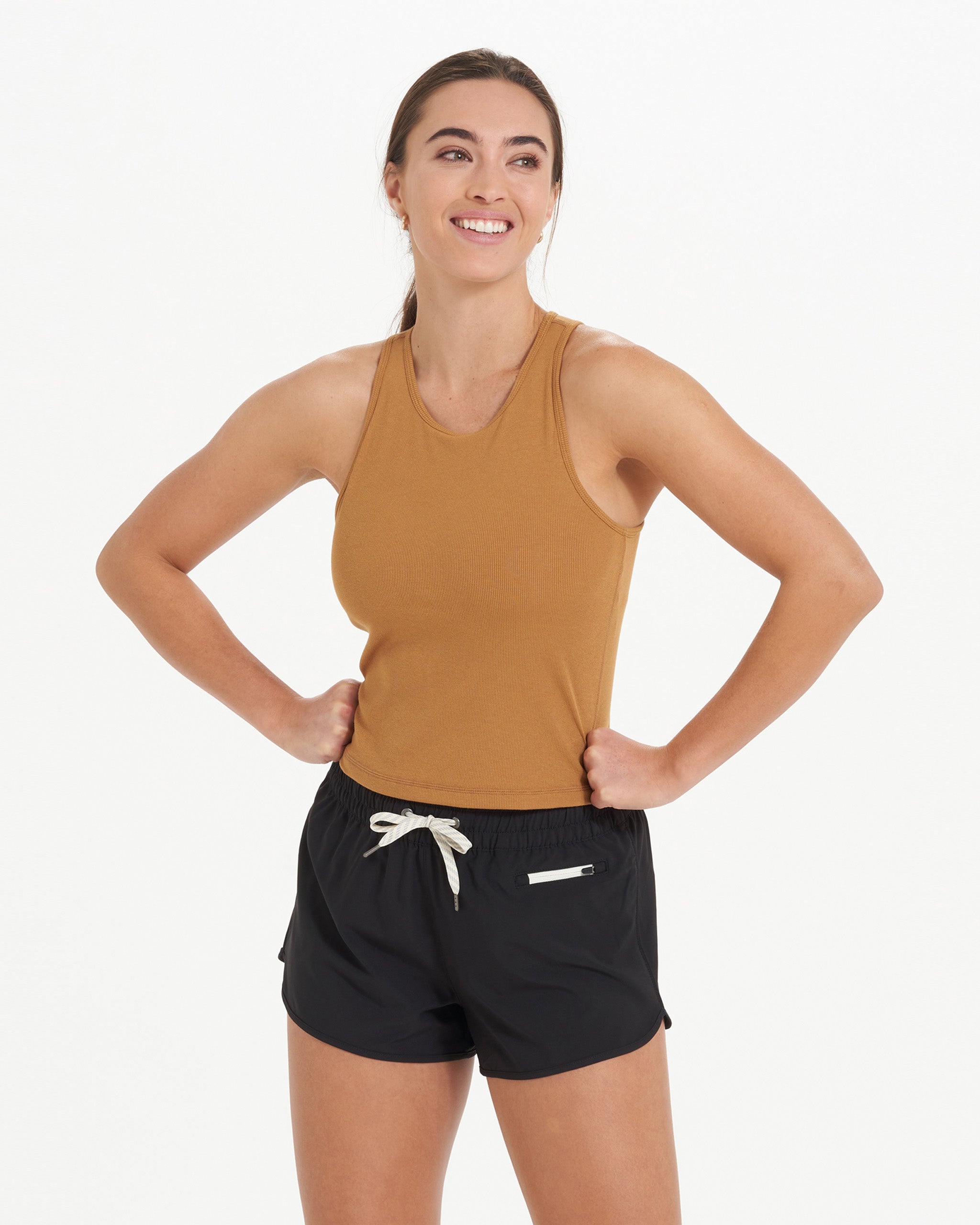 Pose Plyo Tank | Dark Golden Heather