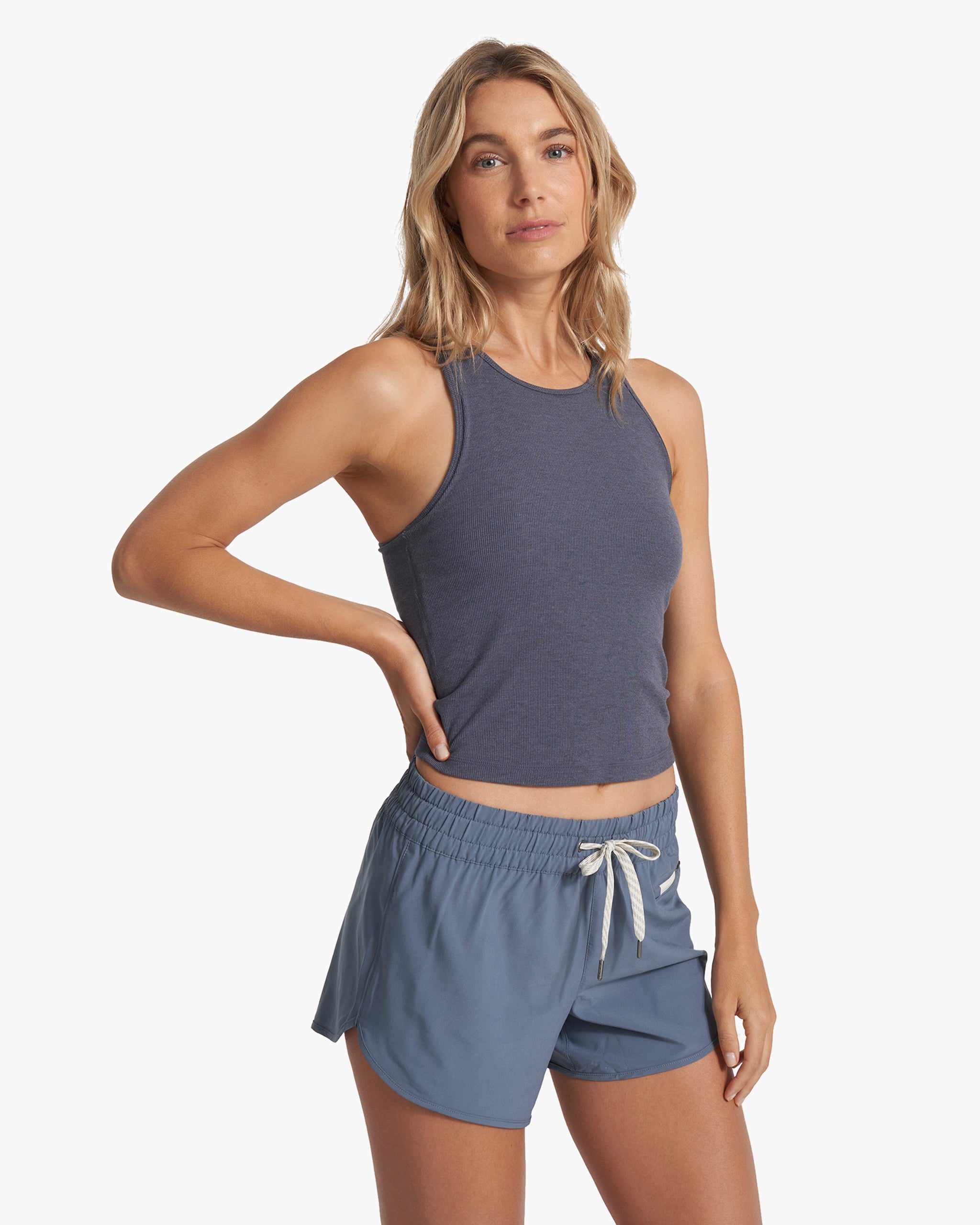 Pose Plyo Tank | Azure Heather