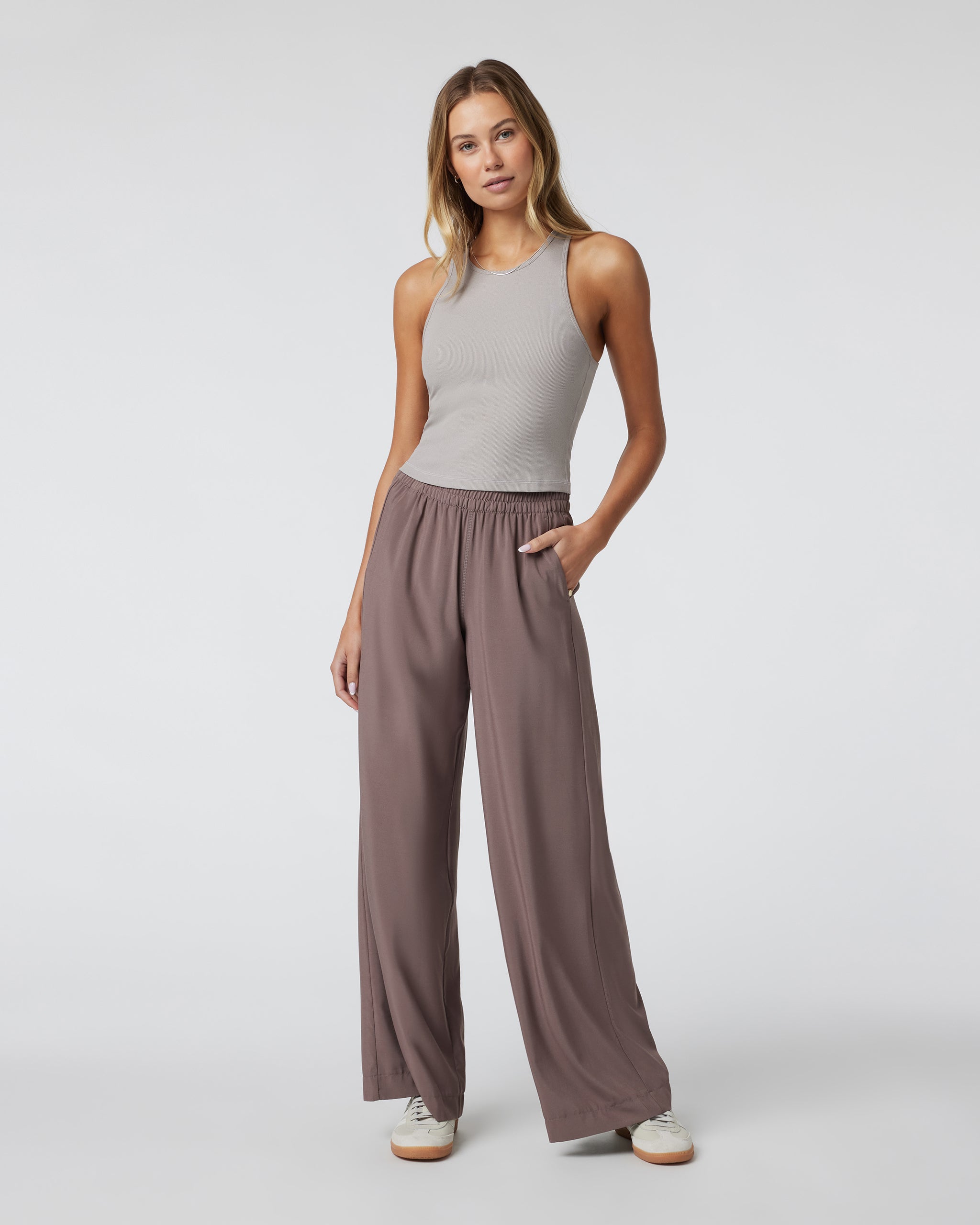 Pose Plyo Tank | Soft Pewter Heather