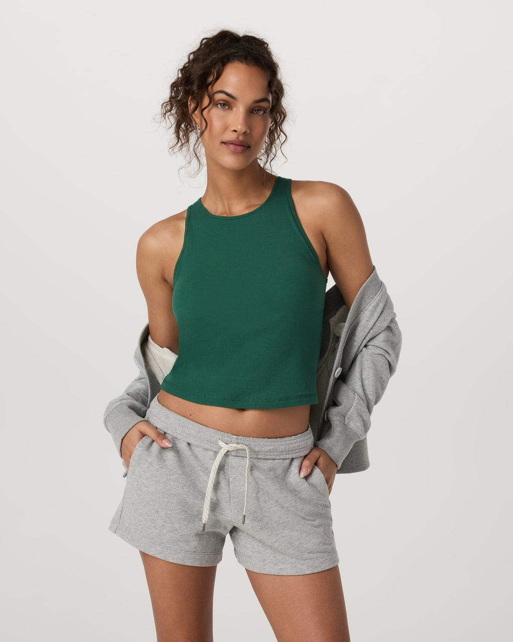 Pose Plyo Tank | Viridian