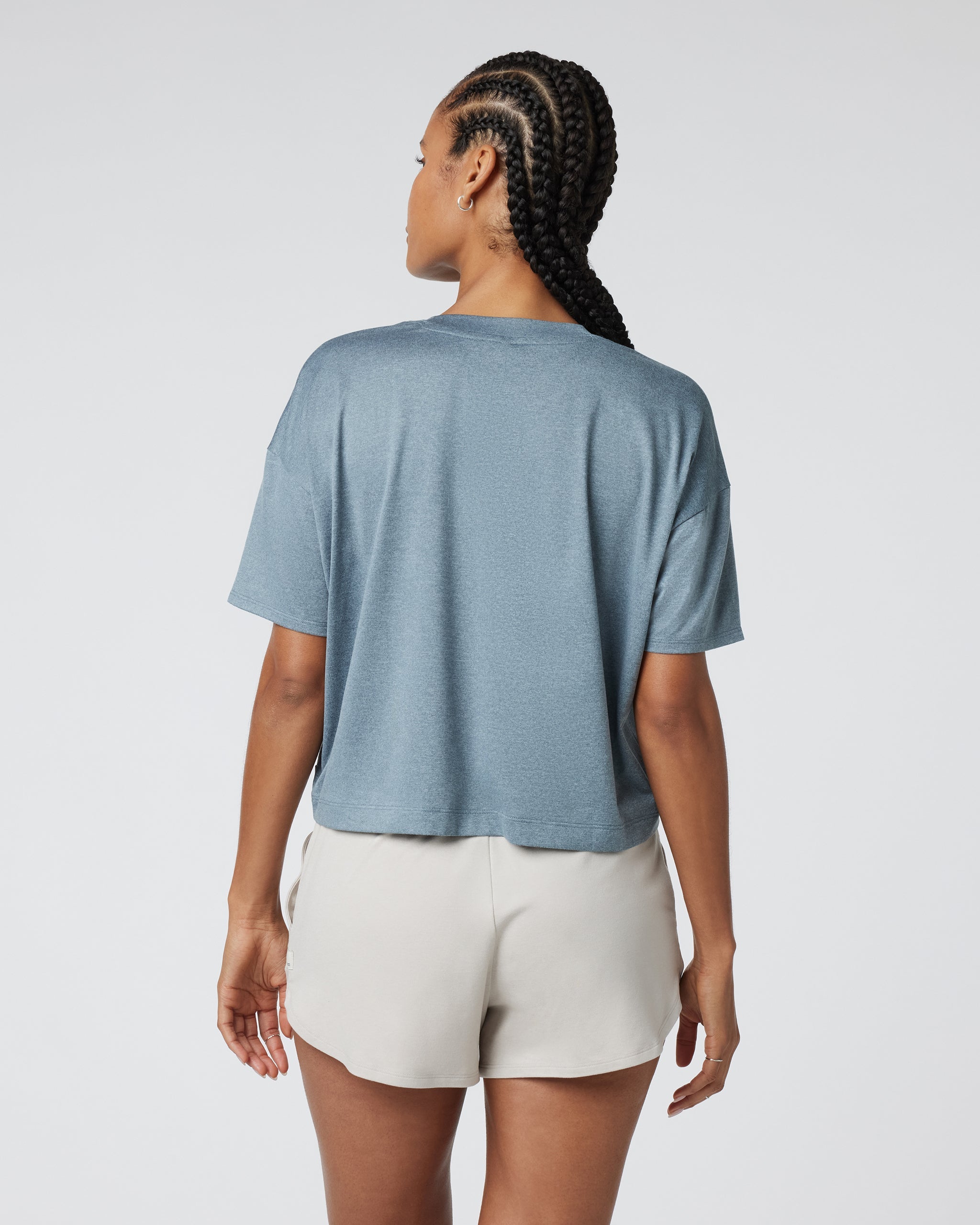 Energy Tee | Smoke Blue Heather