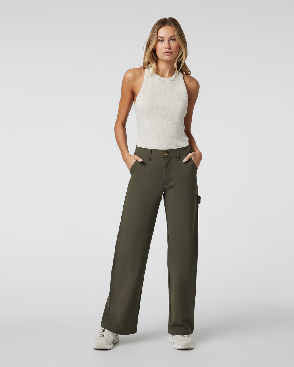 Sunrise High Neck Tank | Dune