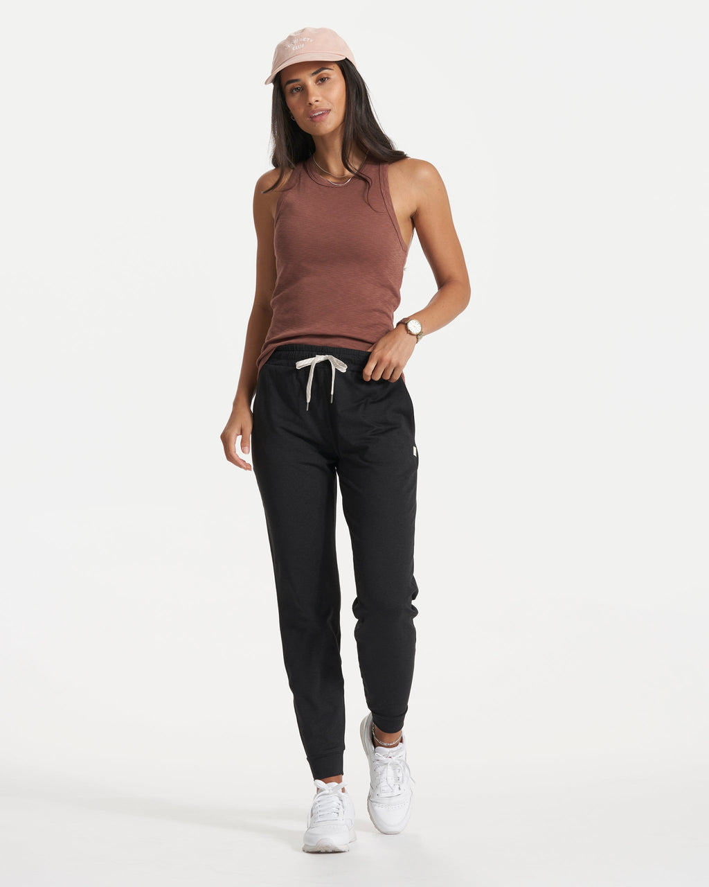 Sunrise High Neck Tank | Hazelnut