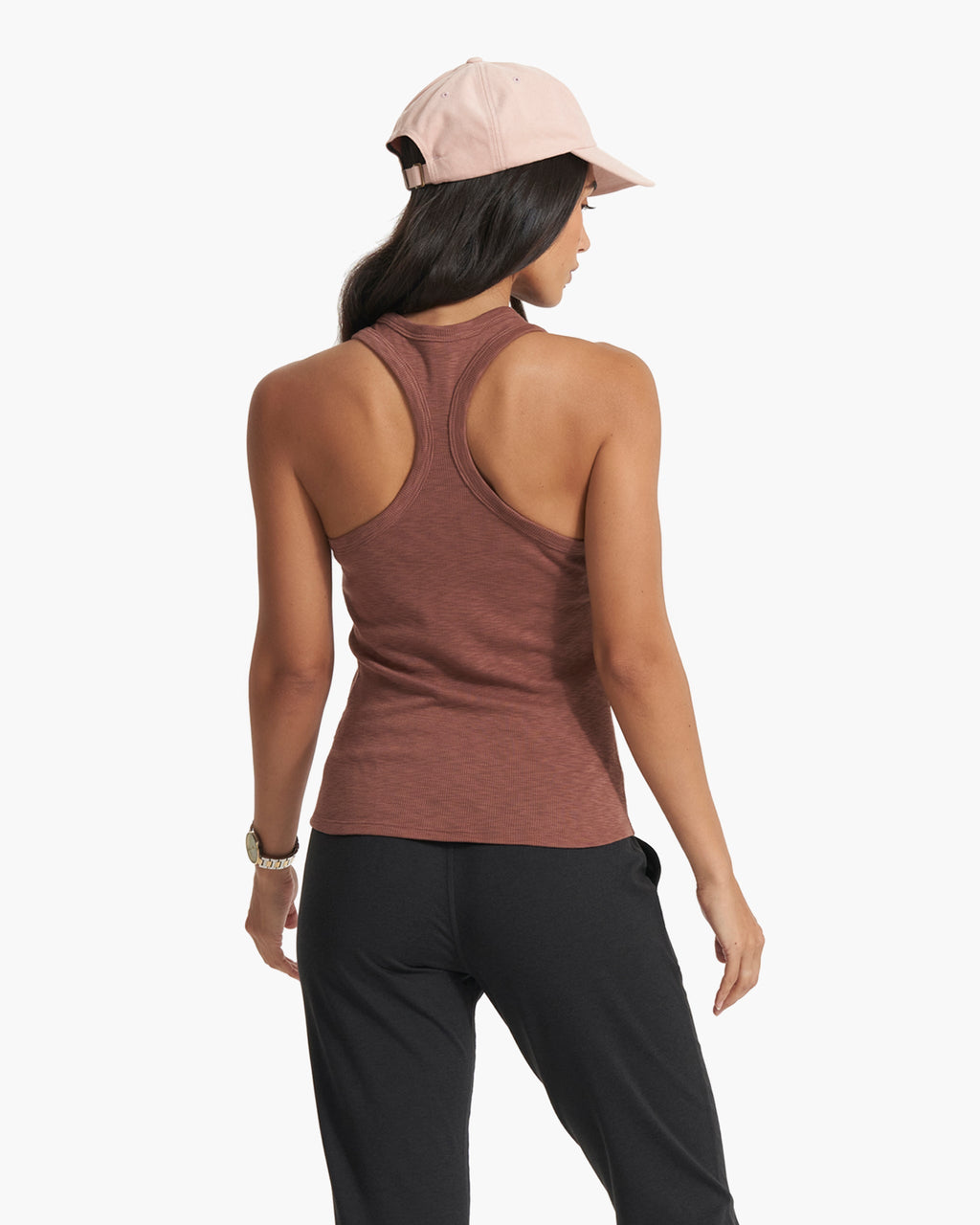 Sunrise High Neck Tank | Hazelnut