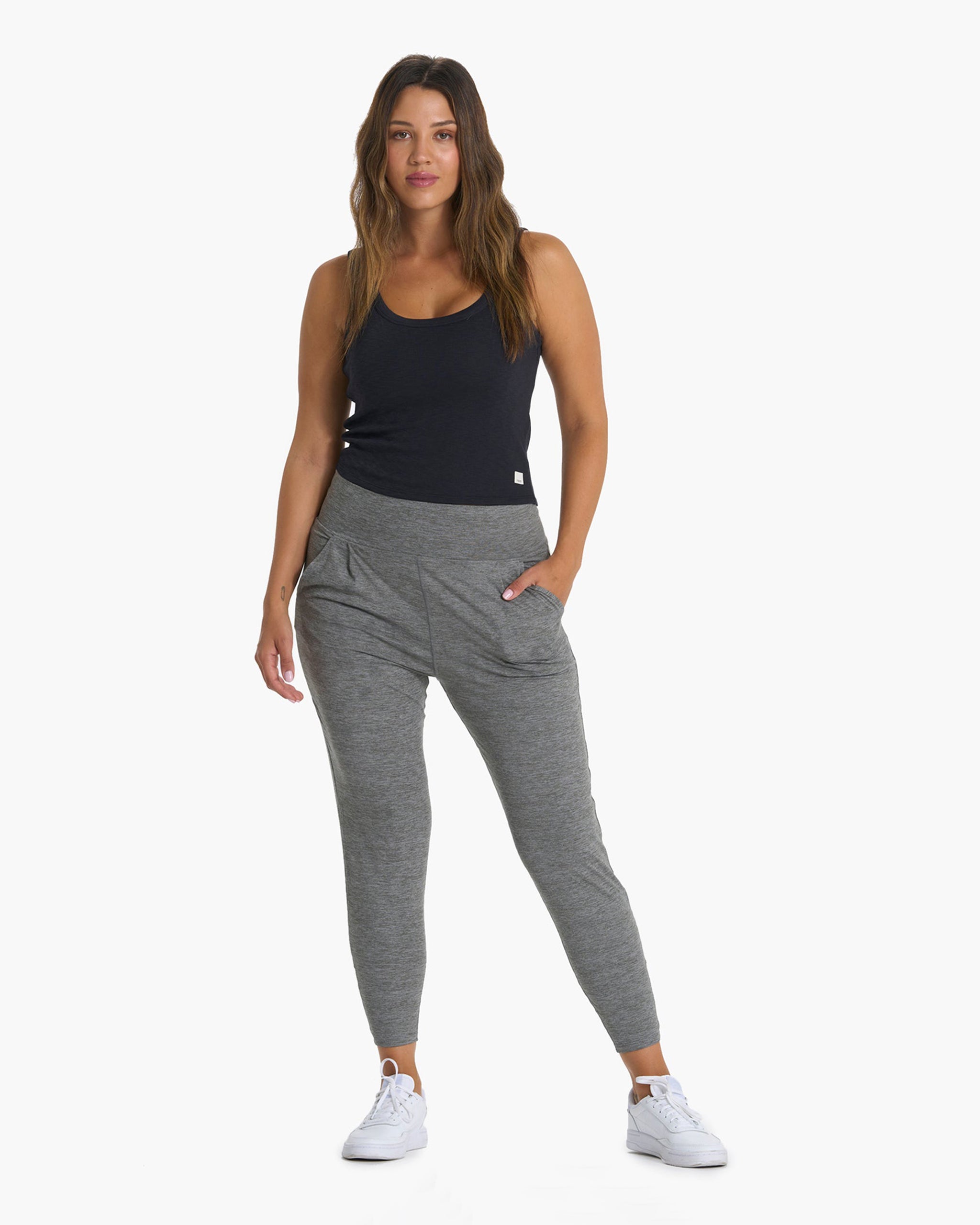 Sunrise Crop Tank | Black