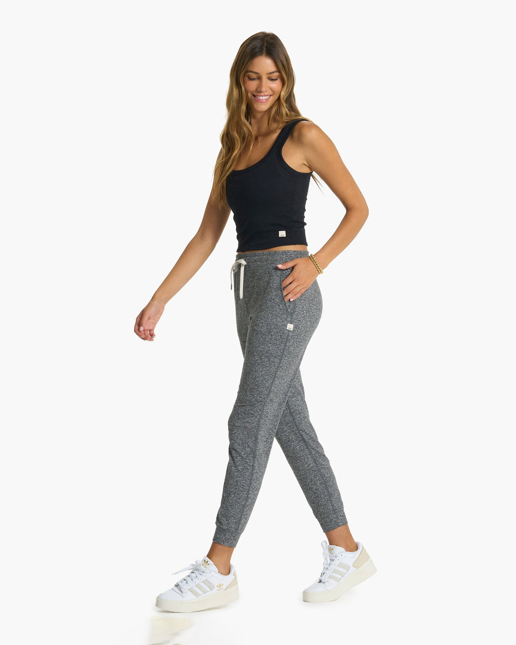 Sunrise Crop Tank | Black